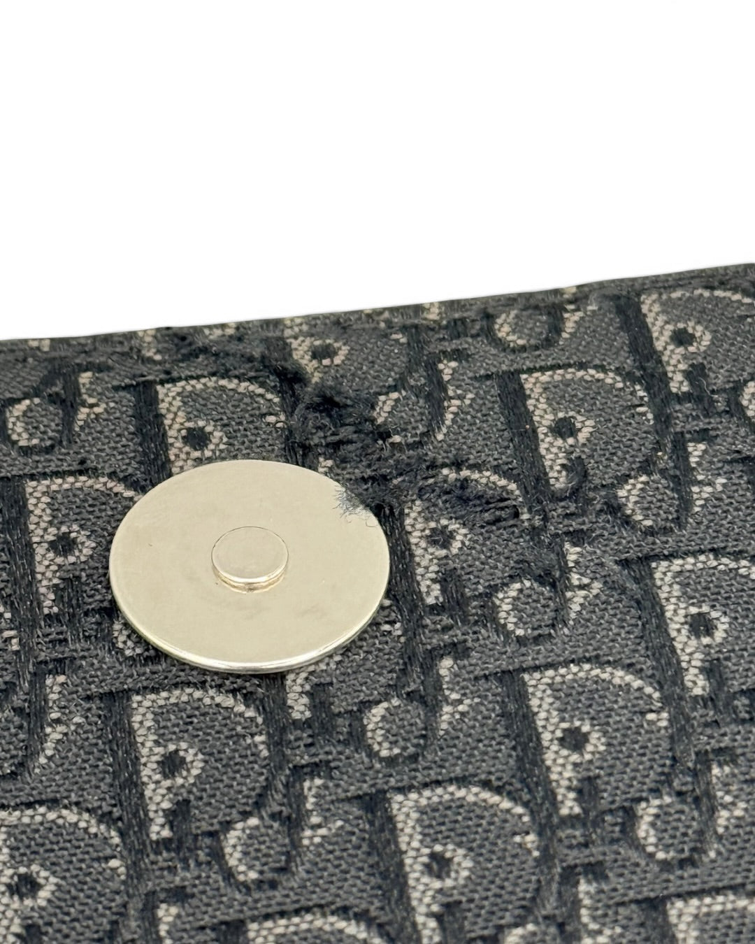 Mala de ombro Christian Dior Vintage Oblique Canvas Baguette