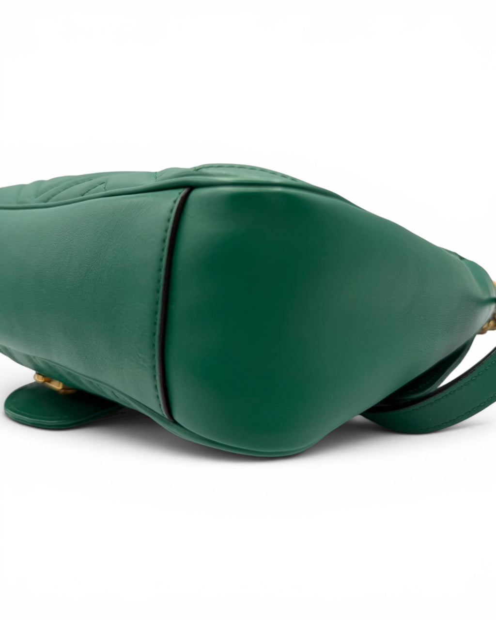 Gucci GG Marmont Matelassé Flap Bag – Green LUXVINTAGELISBON