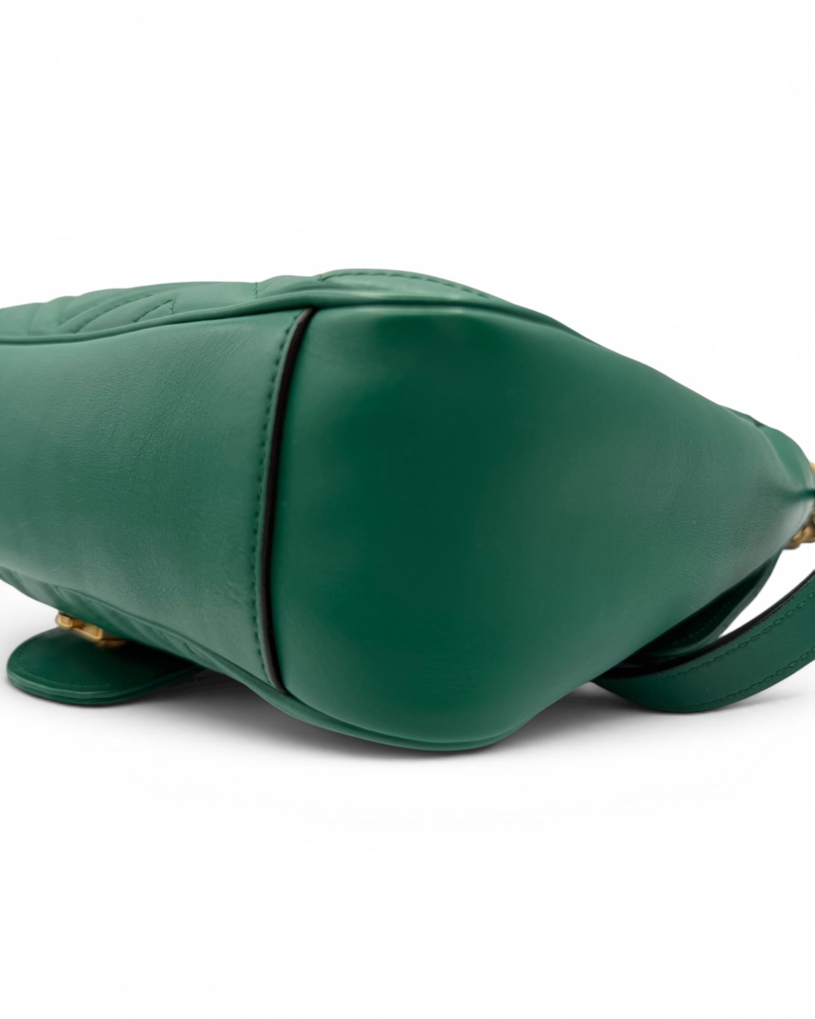 Gucci GG Marmont Matelassé Flap Bag – Green LUXVINTAGELISBON