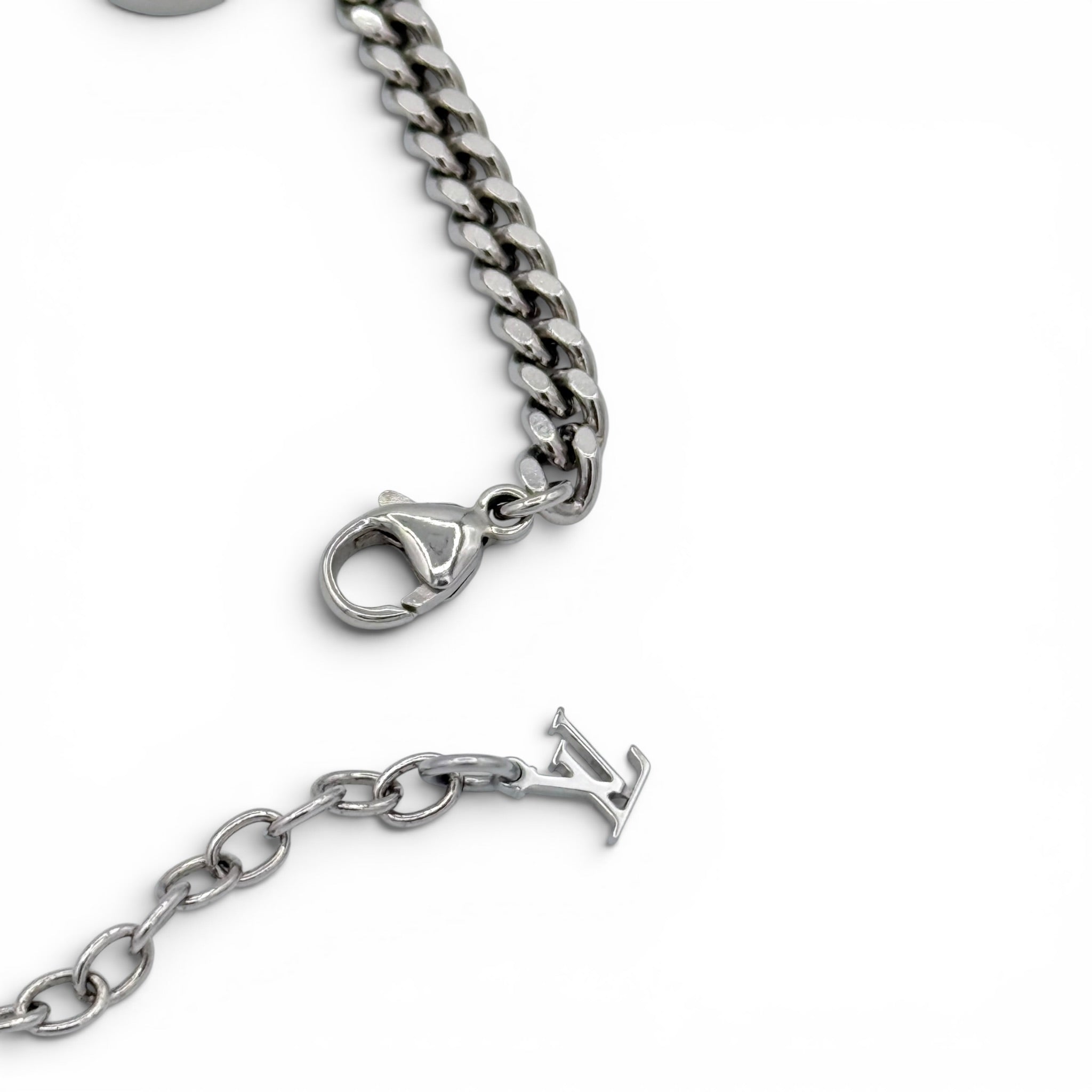 Louis Vuitton silver tone bracelet