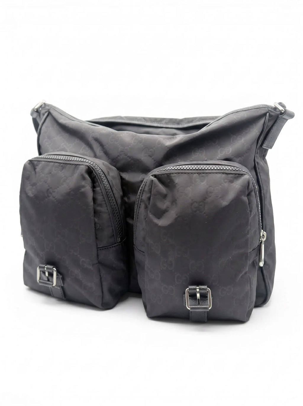 Gucci Monogram Nylon Messenger Bag LUXVINTAGELISBON