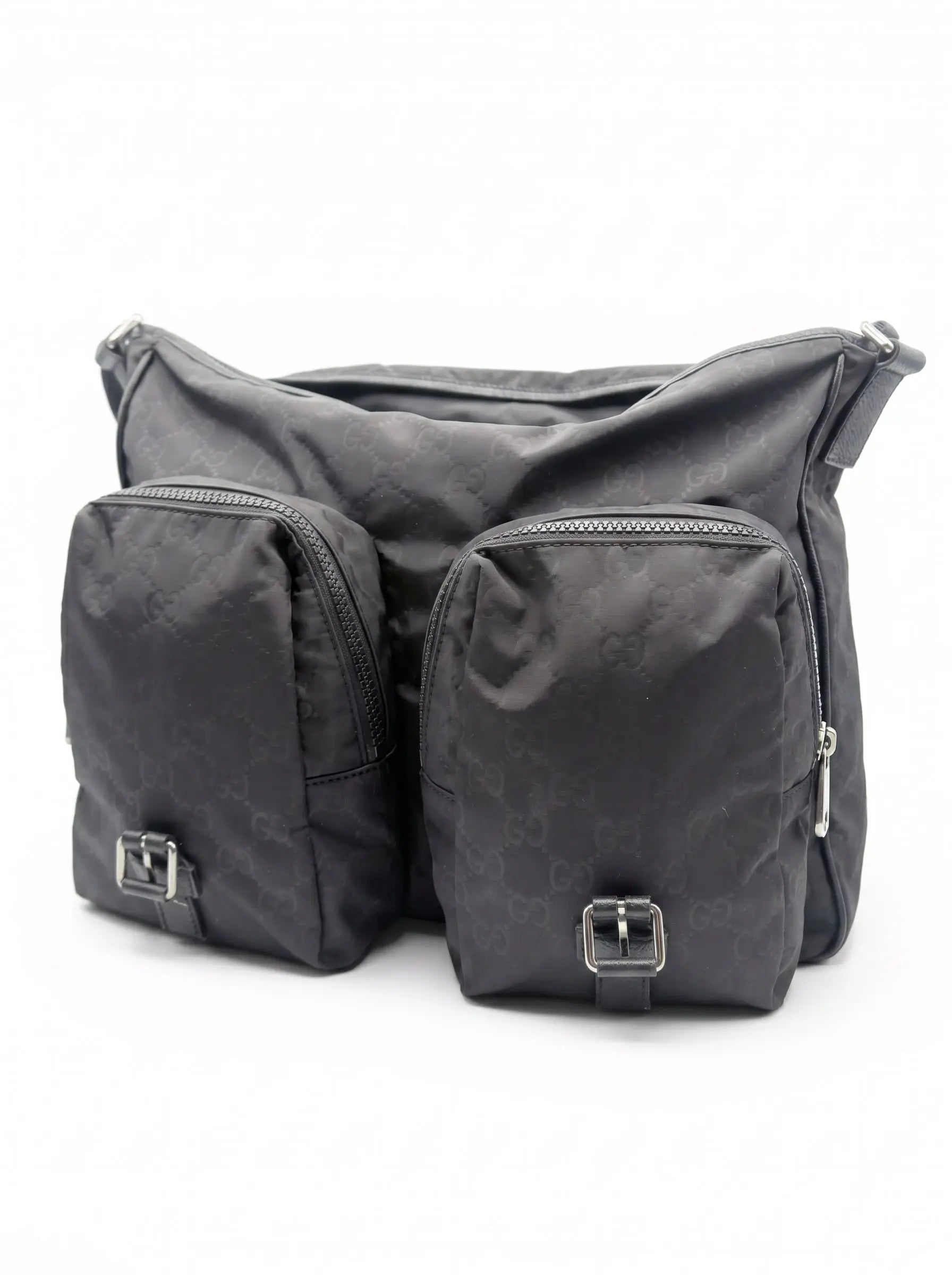 Gucci Monogram Nylon Messenger Bag LUXVINTAGELISBON