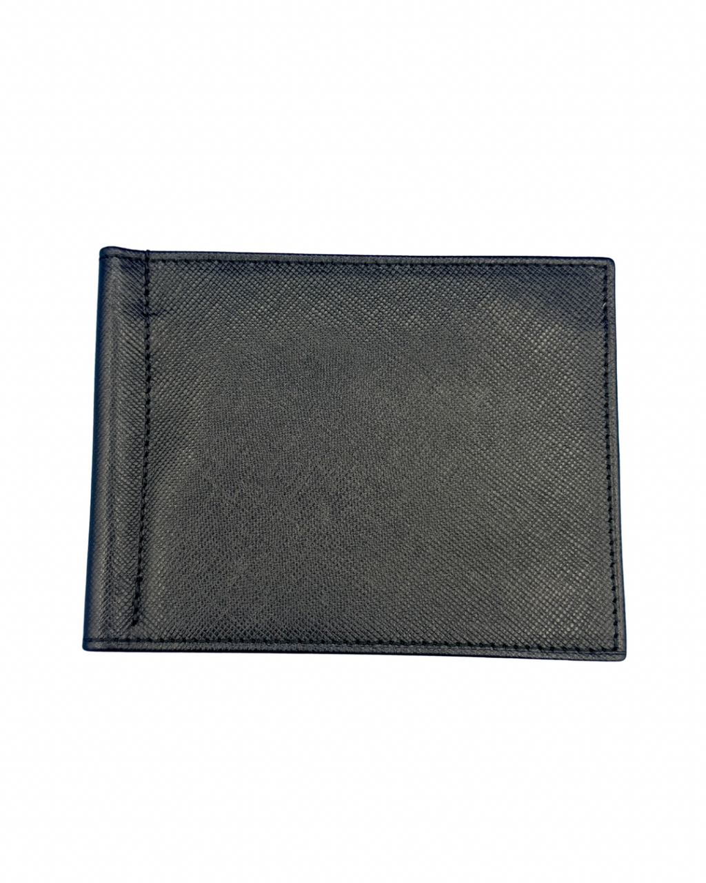 Prada Saffiano Leather Money Clip Wallet – Black