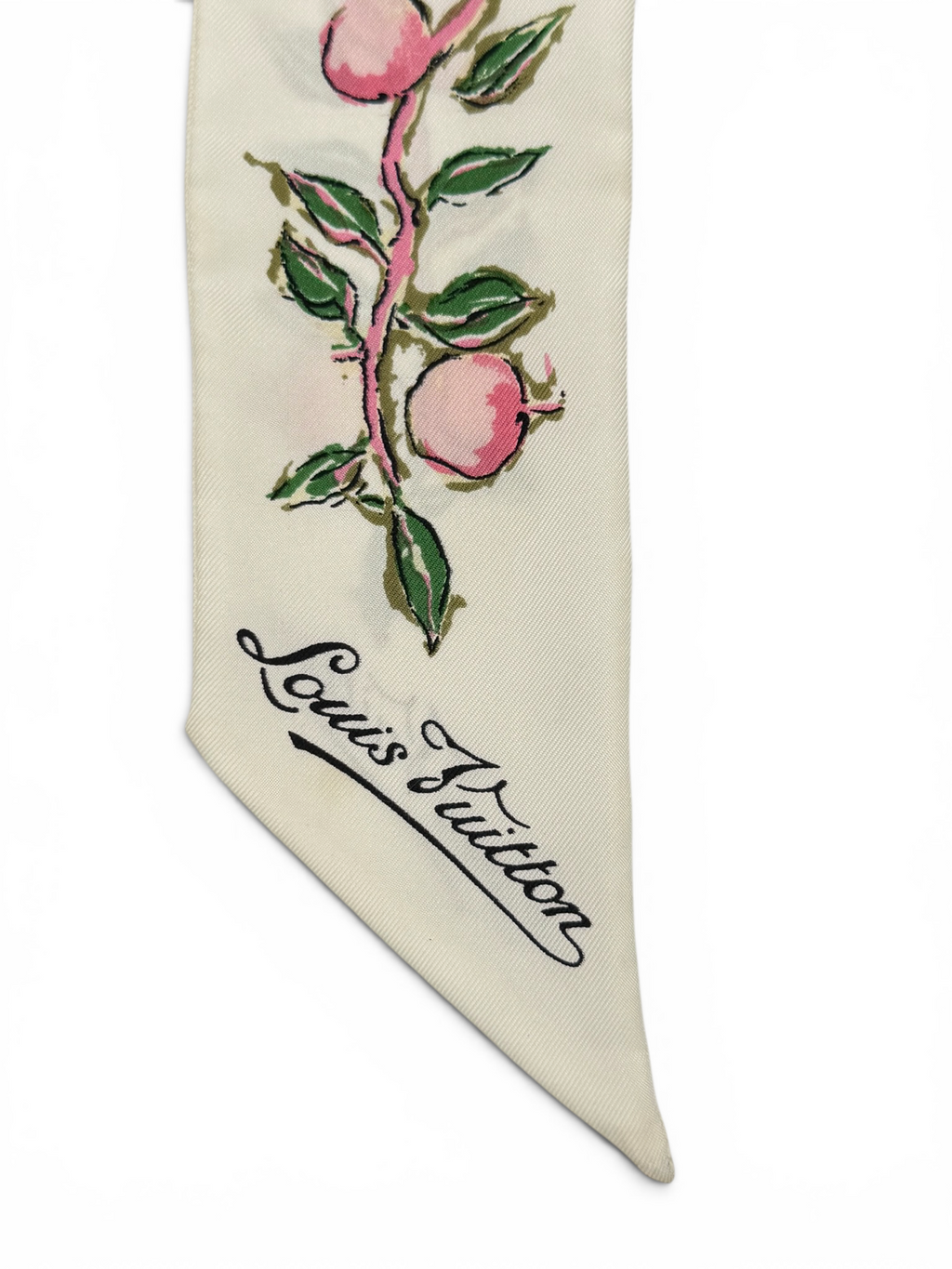 Louis Vuitton pink floral silk bandeau