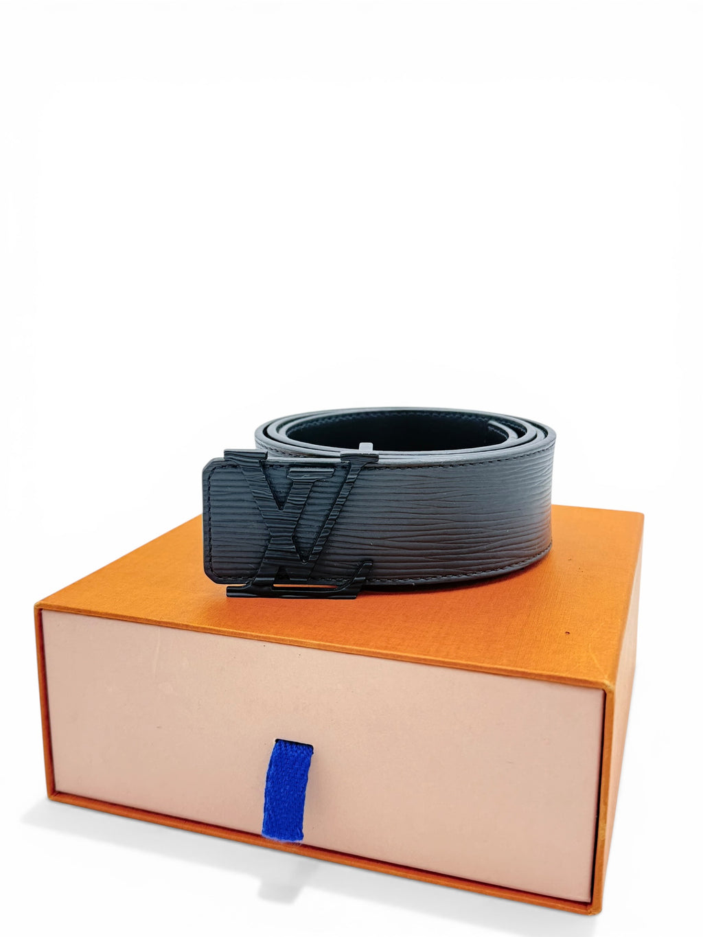 Louis Vuitton LV Initiales Belt 90cm - Black Epi Leather
