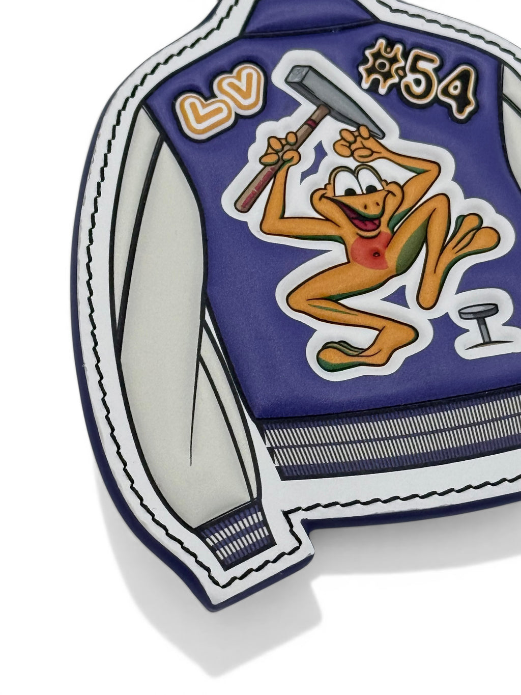 Louis Vuitton x Virgil Abloh: SS21 "Zoooom with Friends" Varsity Jacket Bag Charm