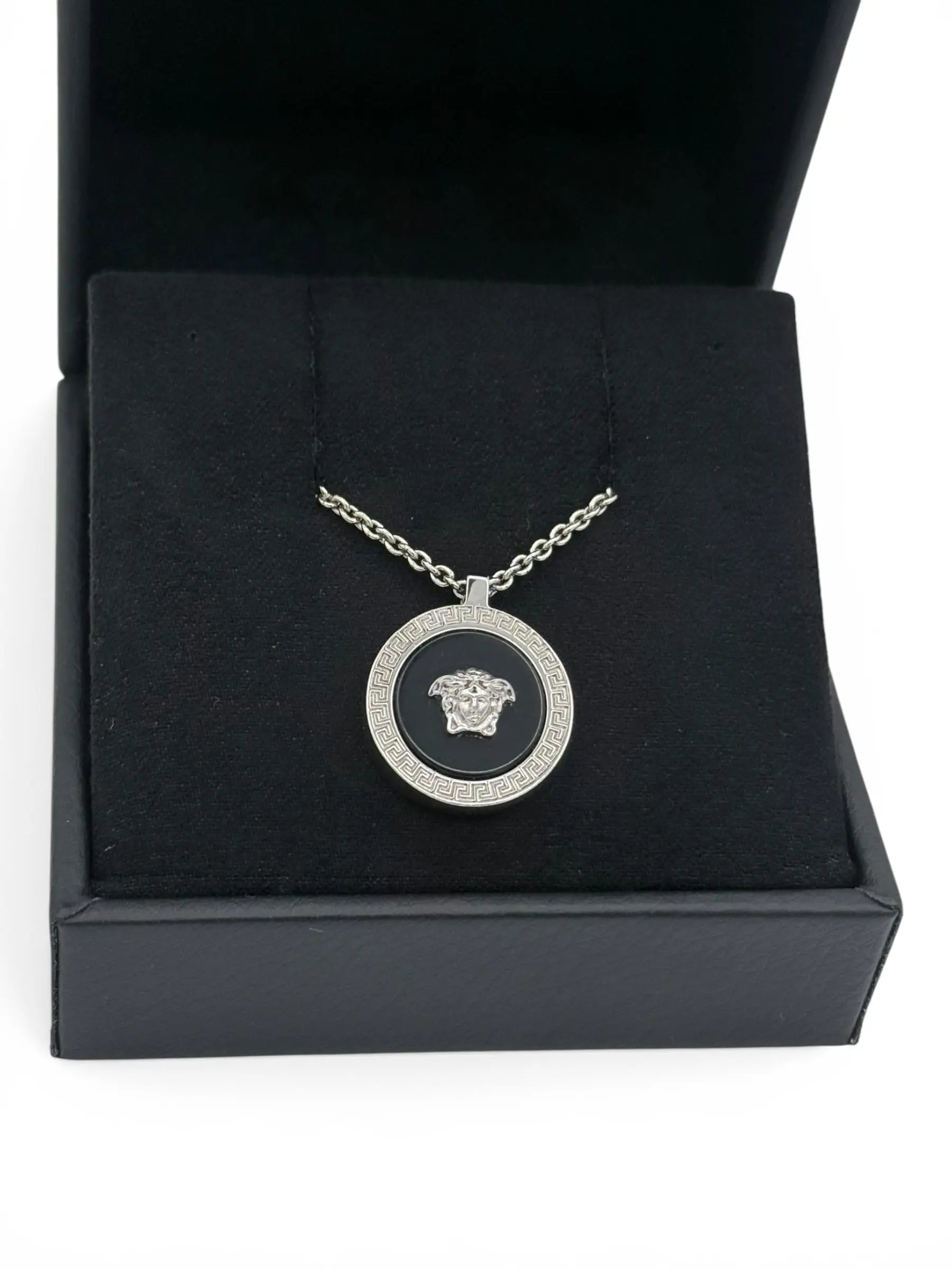 Versace Medusa necklace silver tone - LUXVINTAGELISBON