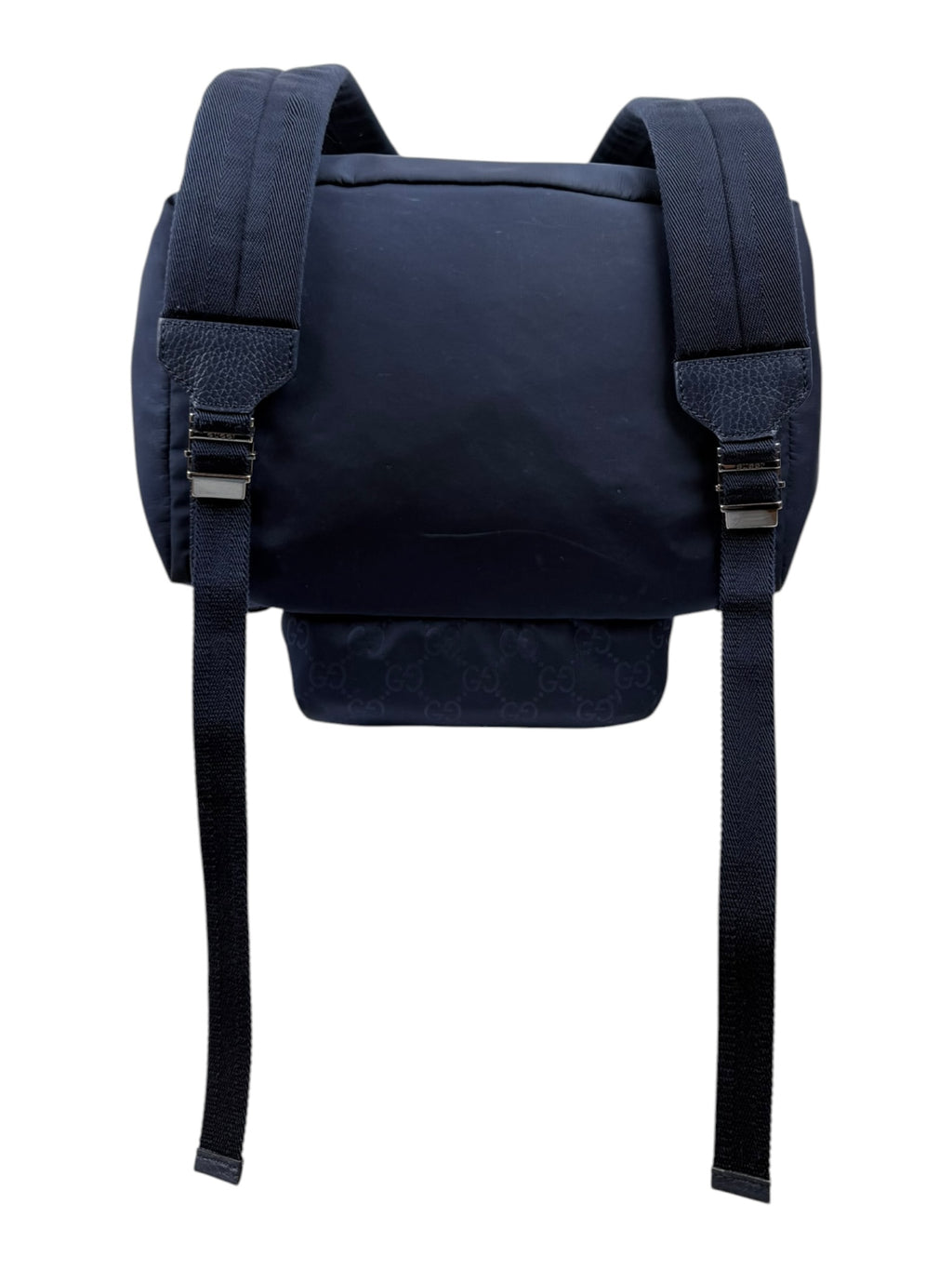 Gucci GG Nylon Backpack – Navy Blue