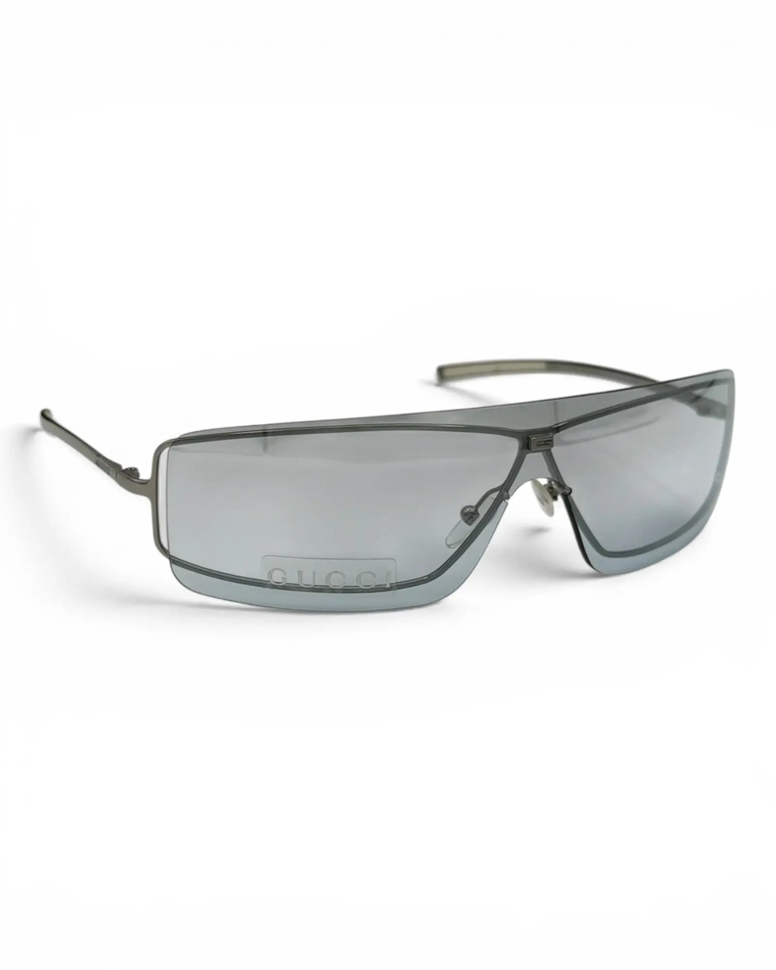 Gucci Rimless Sunglasses – Light Blue – Tom Ford Era