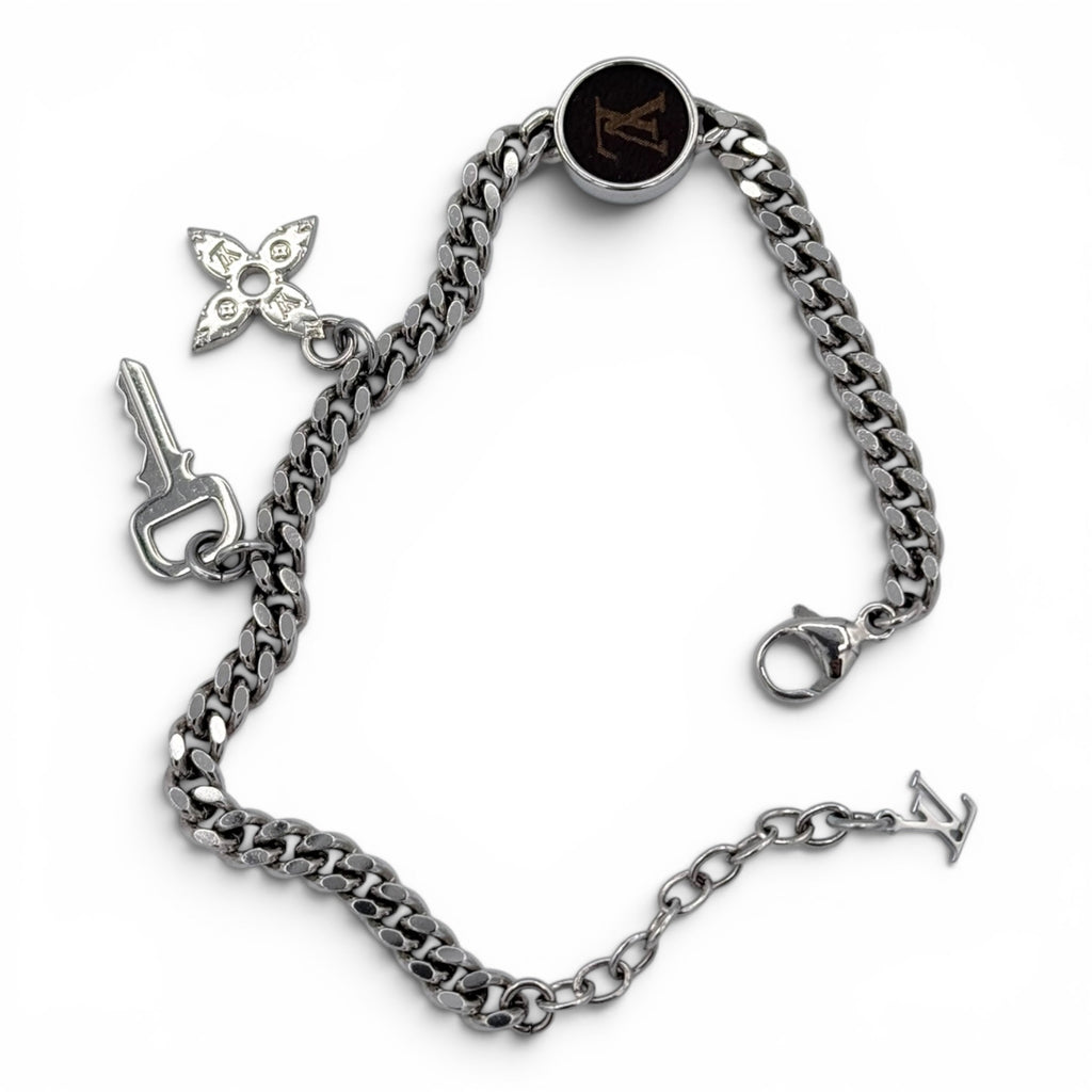 Louis Vuitton silver tone bracelet