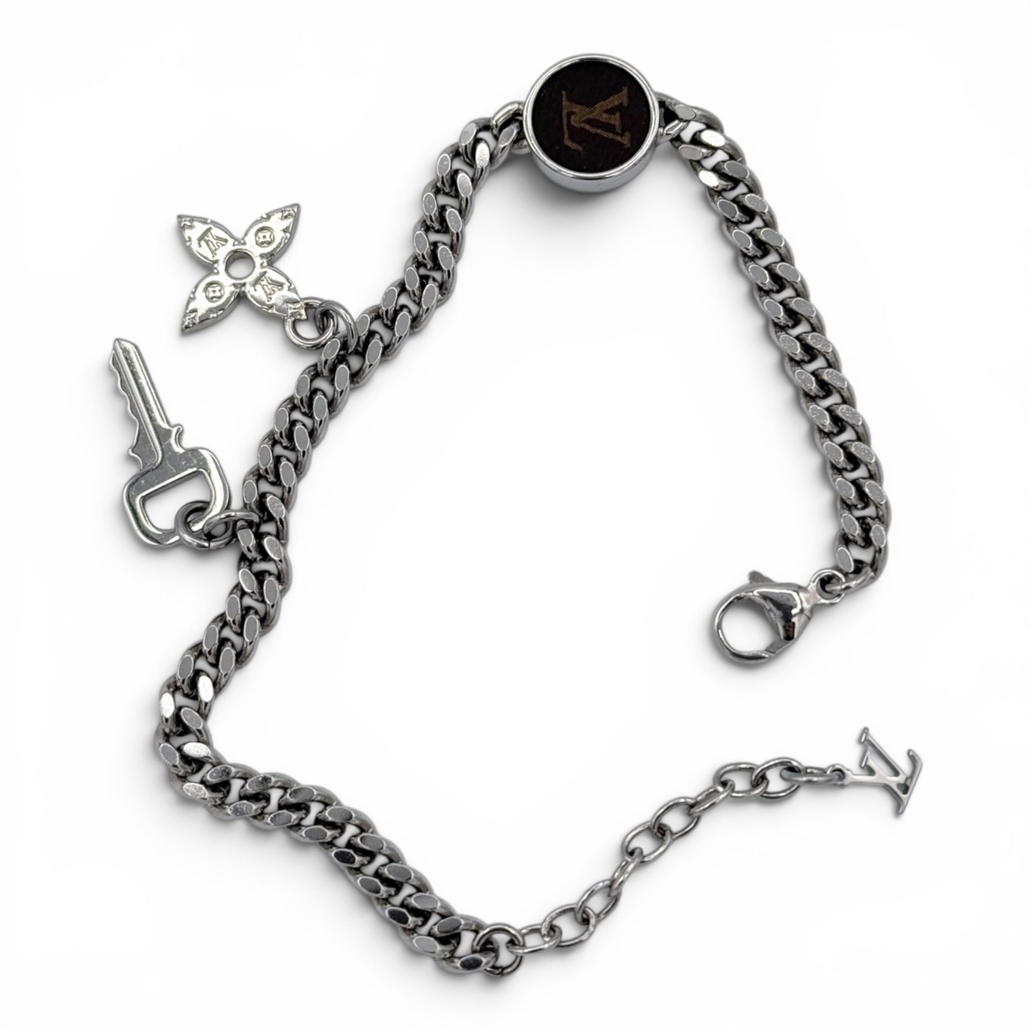 Louis Vuitton silver tone bracelet