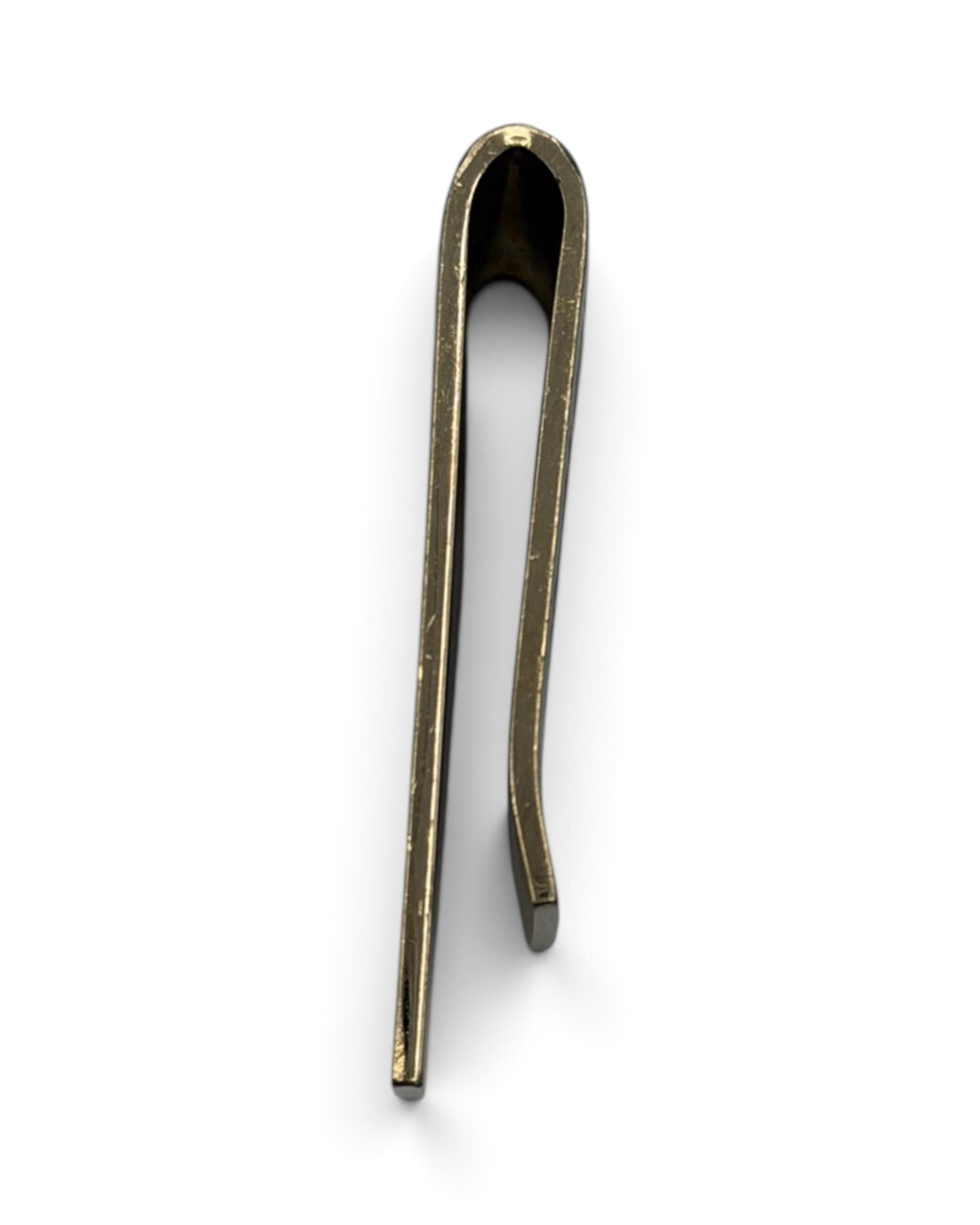Gucci Crocodile-Embossed Leather Money Clip – Gold-Tone