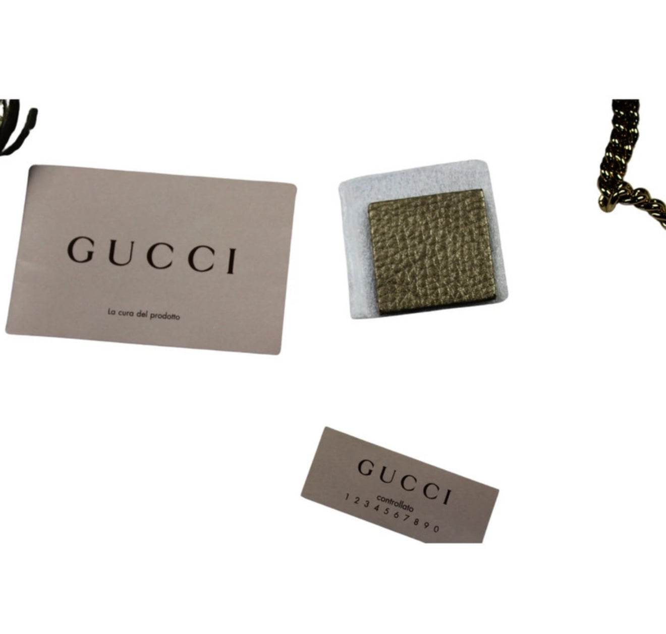 Gucci Soho Flap Disco – Metallic Leather (Gold / Silver)