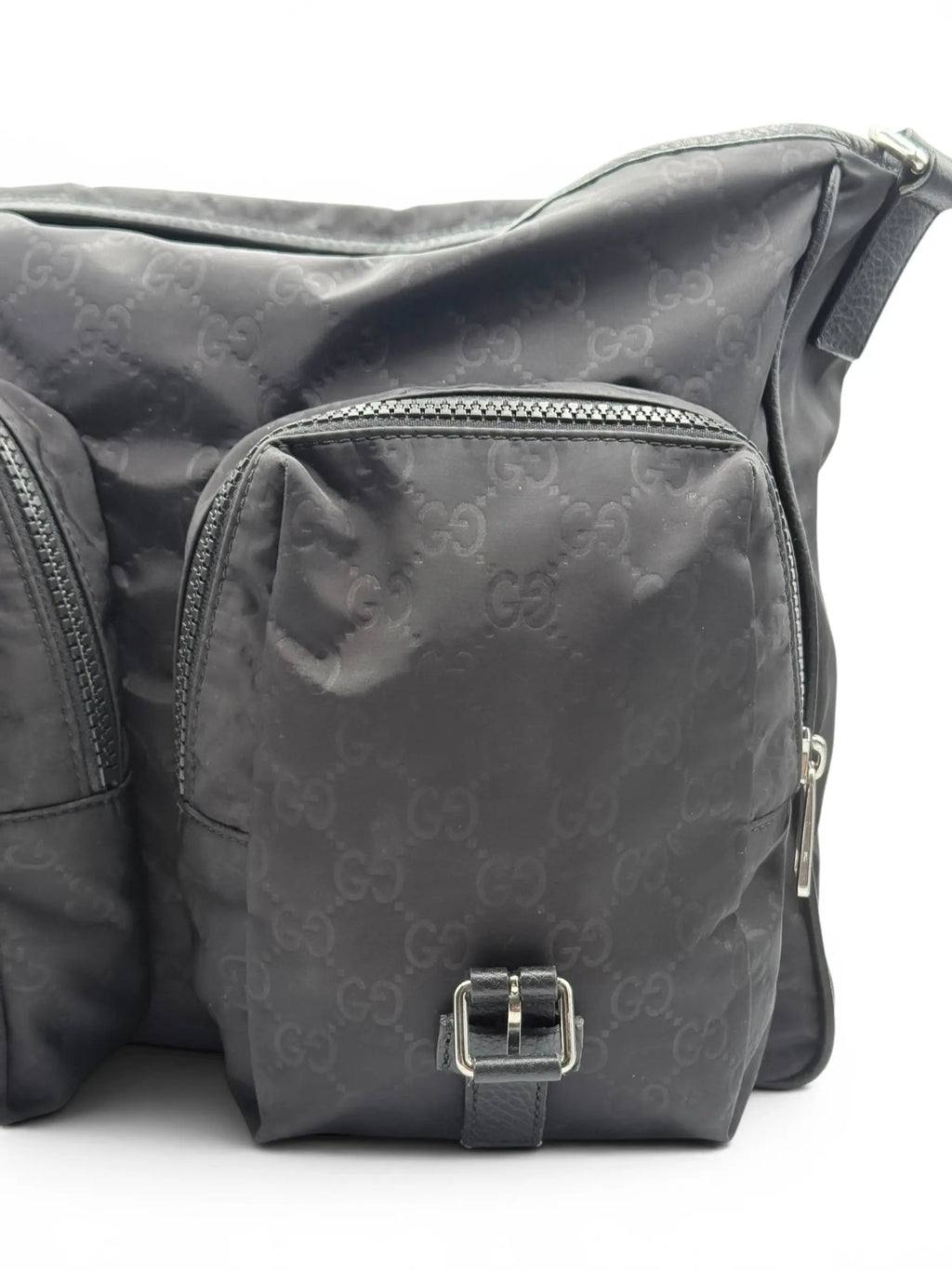 Gucci Monogram Nylon Messenger Bag LUXVINTAGELISBON
