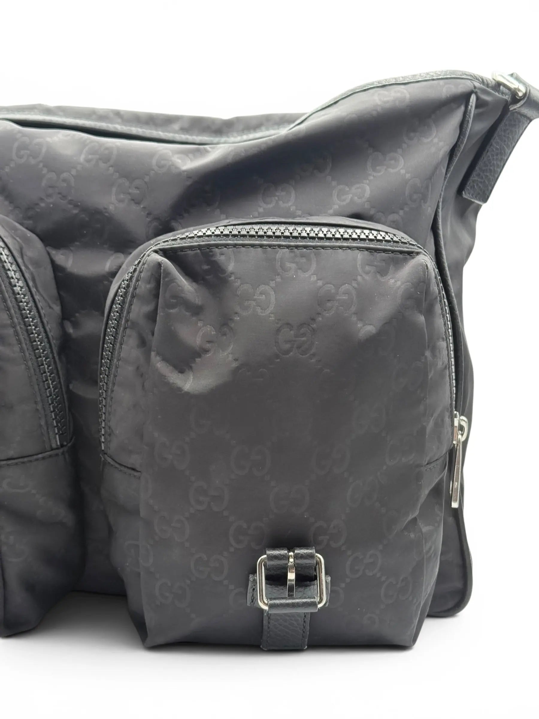 Gucci Monogram Nylon Messenger Bag LUXVINTAGELISBON