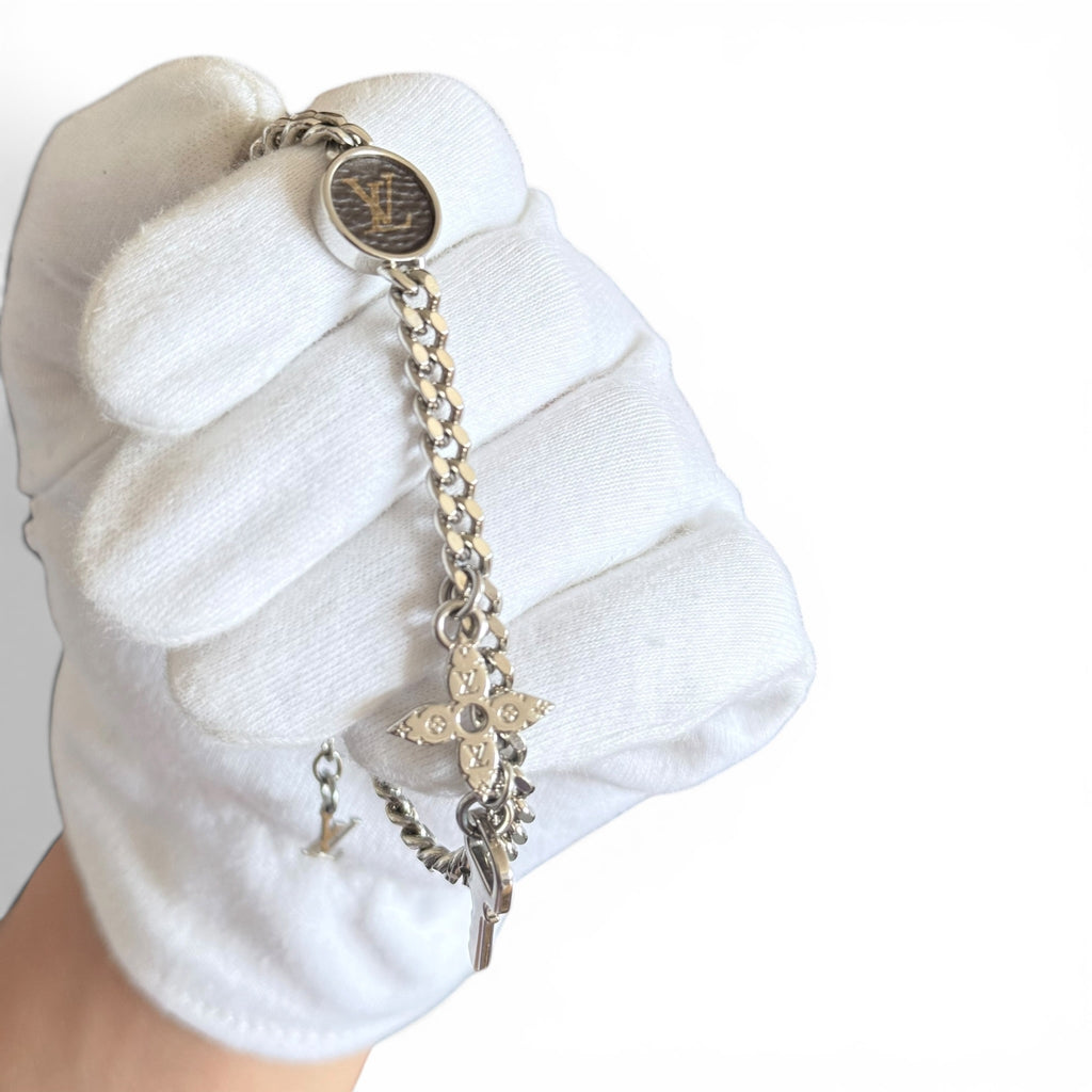 Louis Vuitton silver tone bracelet