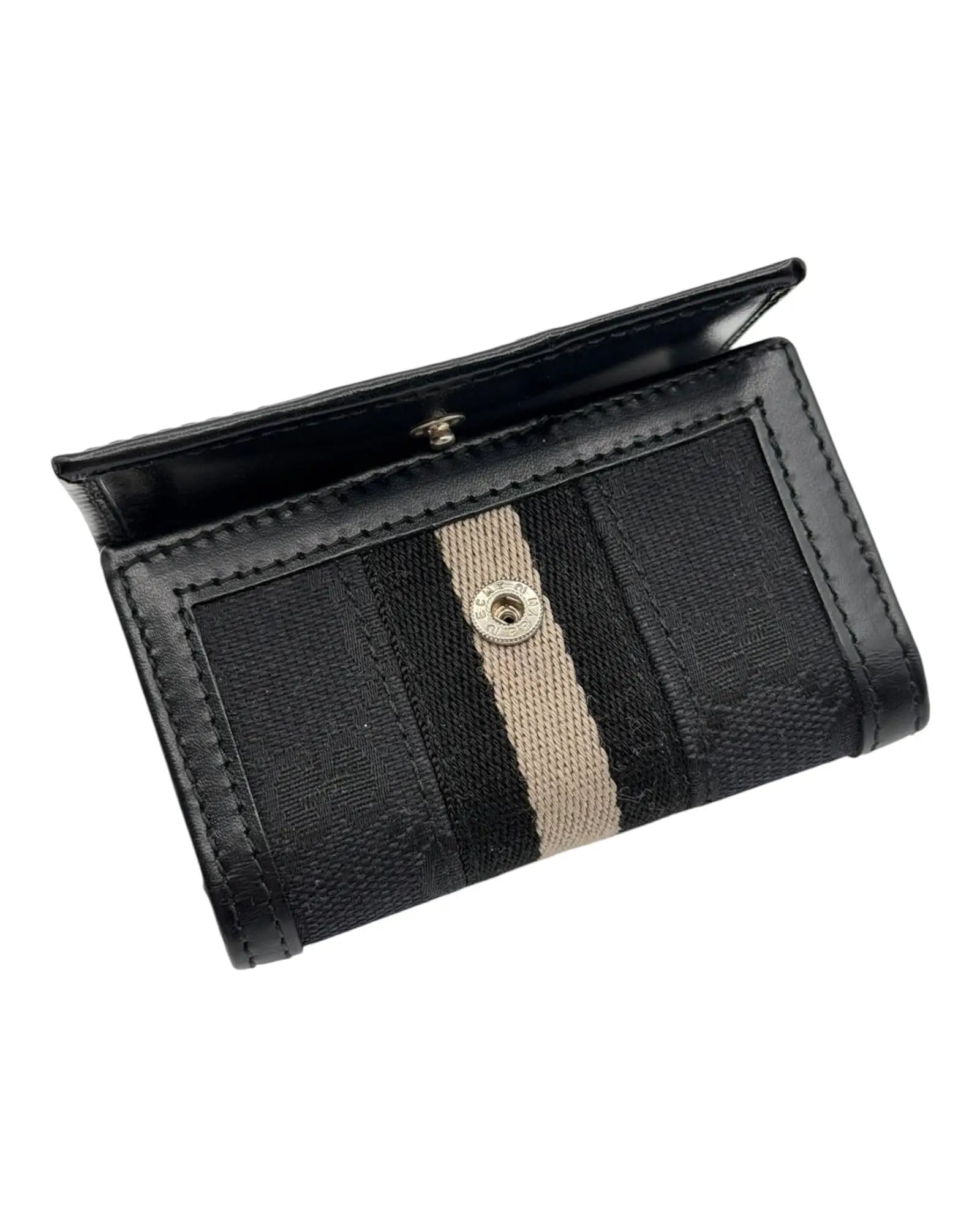 Gucci GG Canvas Key Holder – Web Stripe