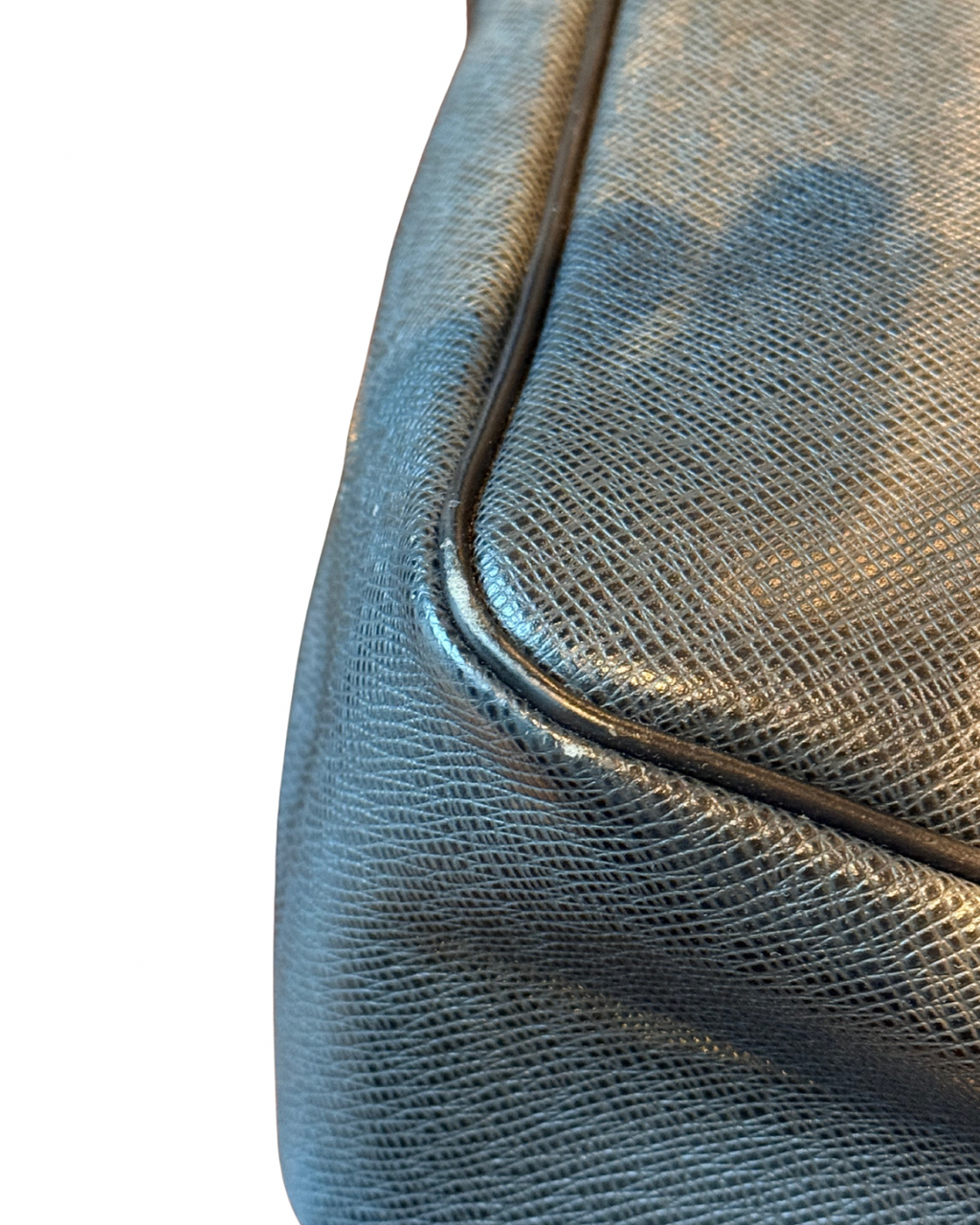 Louis Vuitton Saratov PM – Black Taiga Leather Messenger Bag