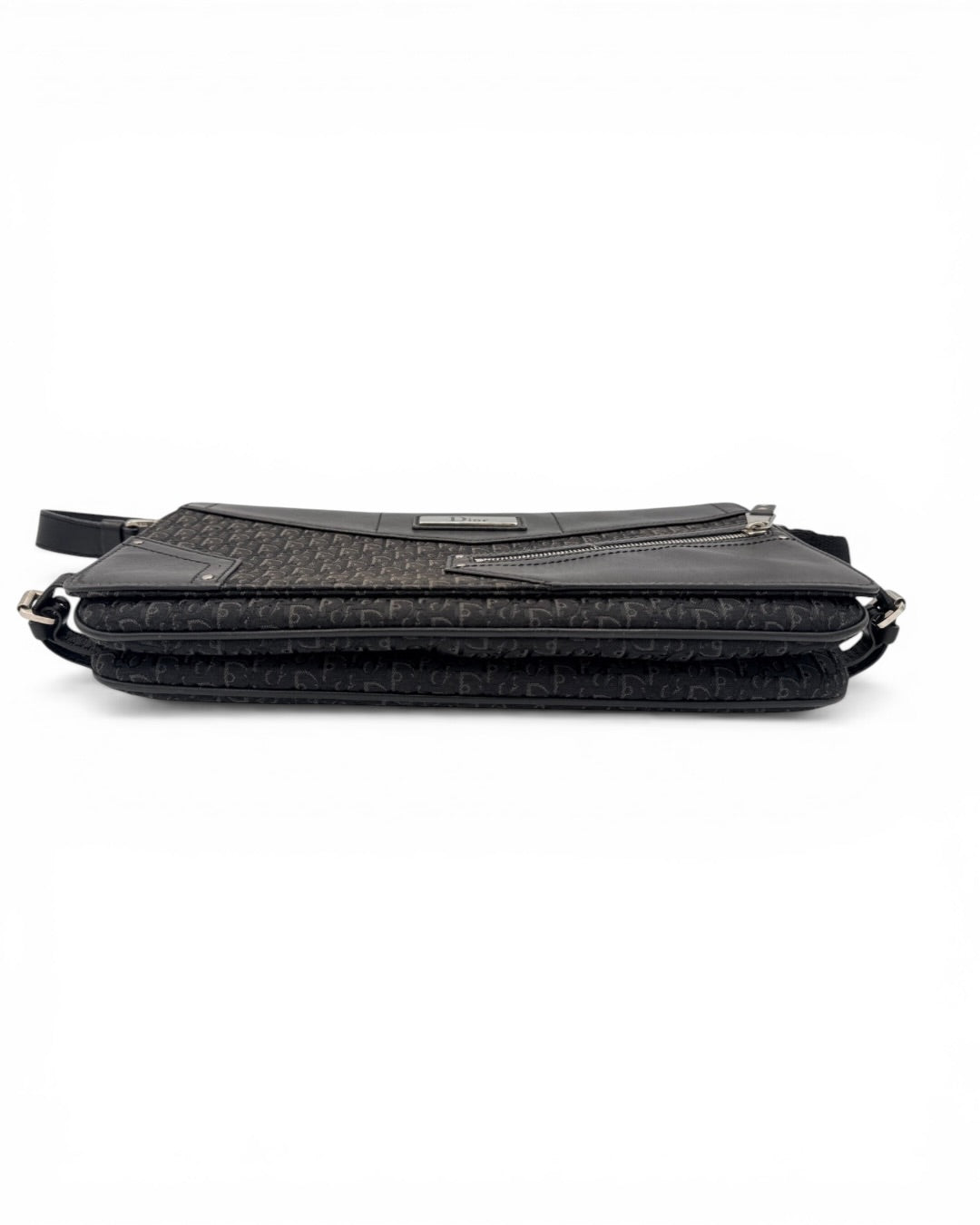 Mala de ombro Christian Dior Vintage Oblique Canvas Baguette