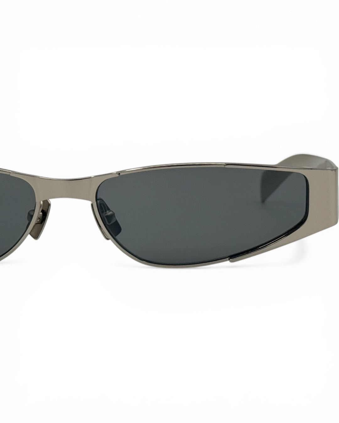 Saint Laurent SL 739 Sunglasses – Silver-Tone Metal