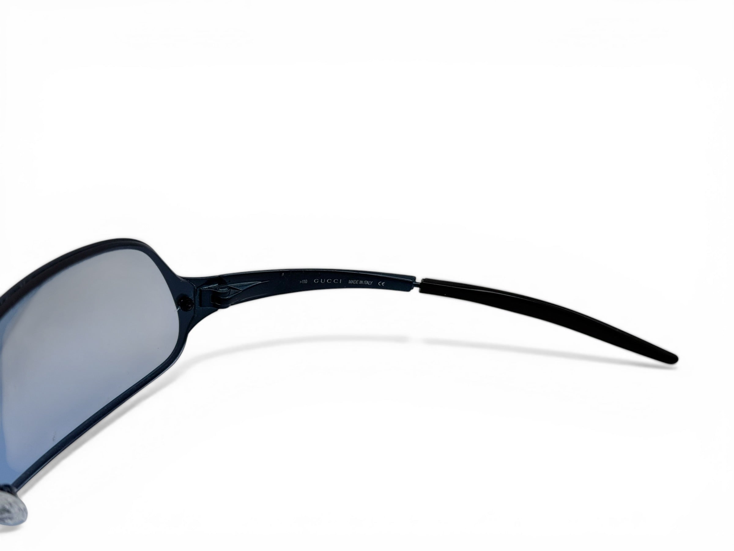 Gucci Shield Sunglasses SS2001 blue - Tom Ford era