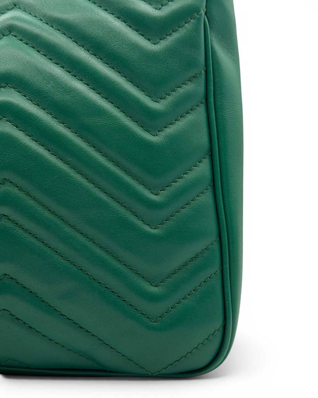 Gucci GG Marmont Matelassé Flap Bag – Green LUXVINTAGELISBON