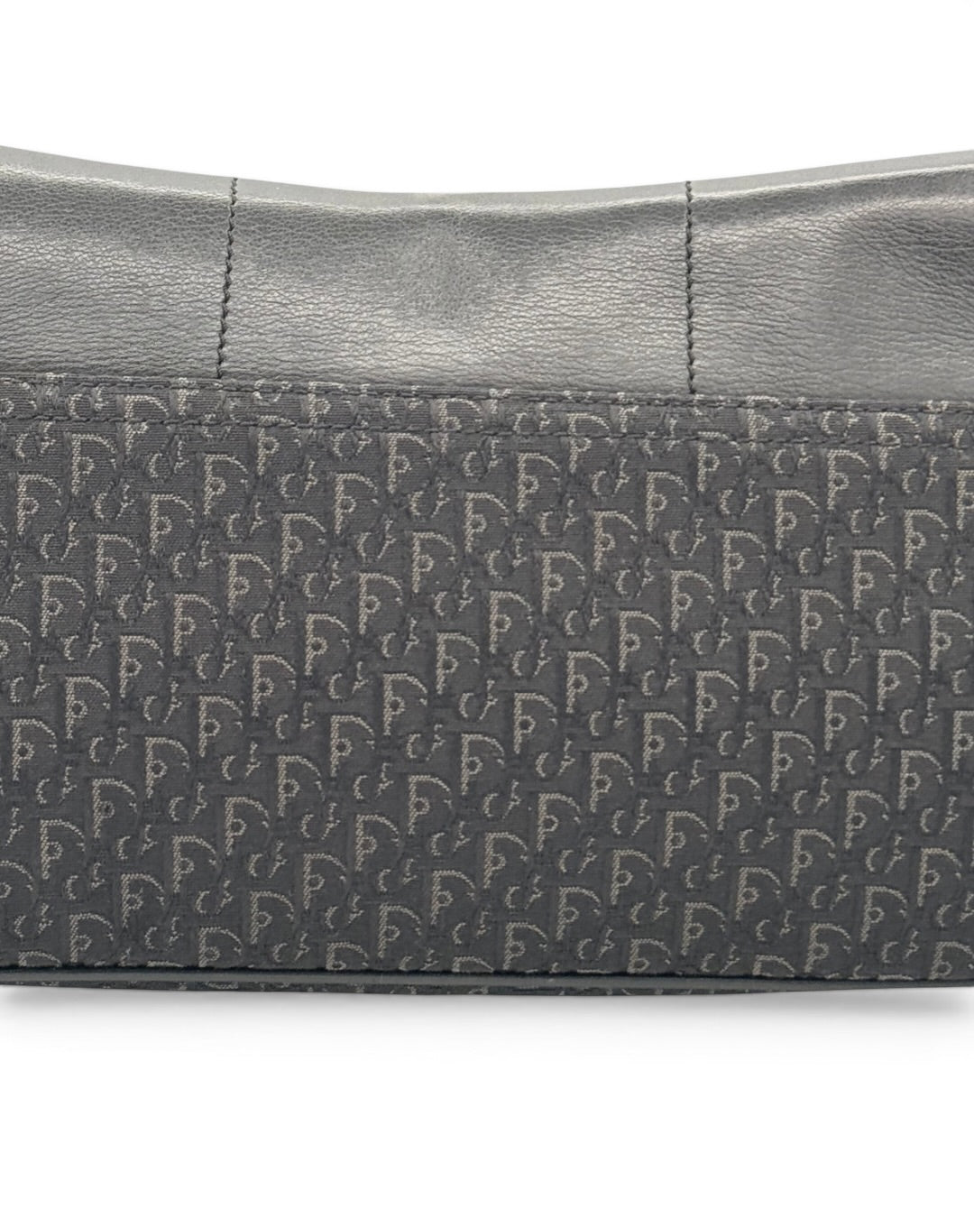 Mala de ombro Christian Dior Vintage Oblique Canvas Baguette