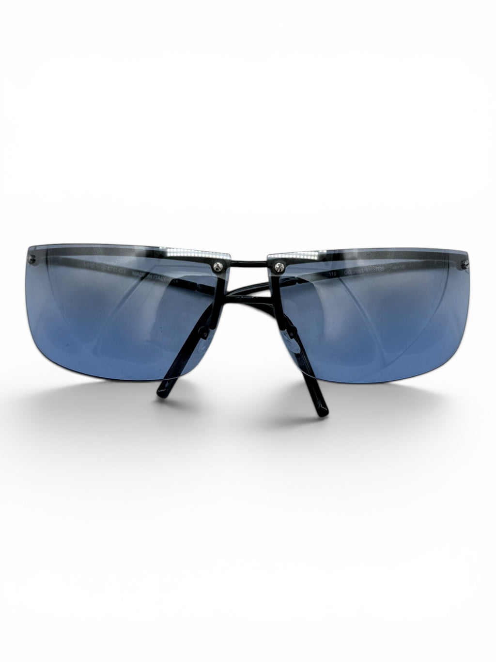 Gucci vintage sunglasses blue FW2000 - Frameless - Tom Ford Era