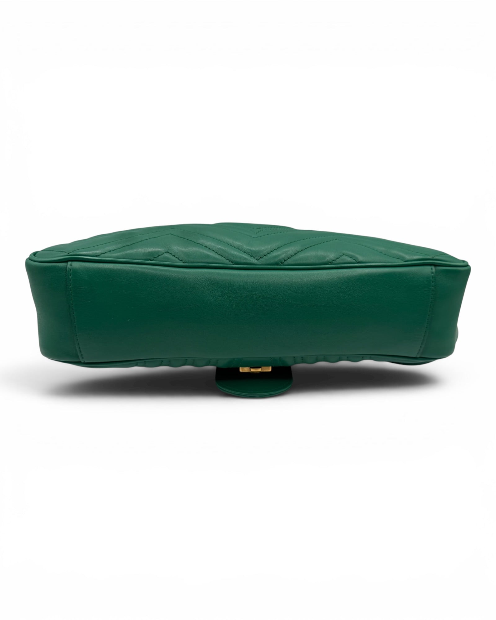 Gucci GG Marmont Matelassé Flap Bag – Green LUXVINTAGELISBON