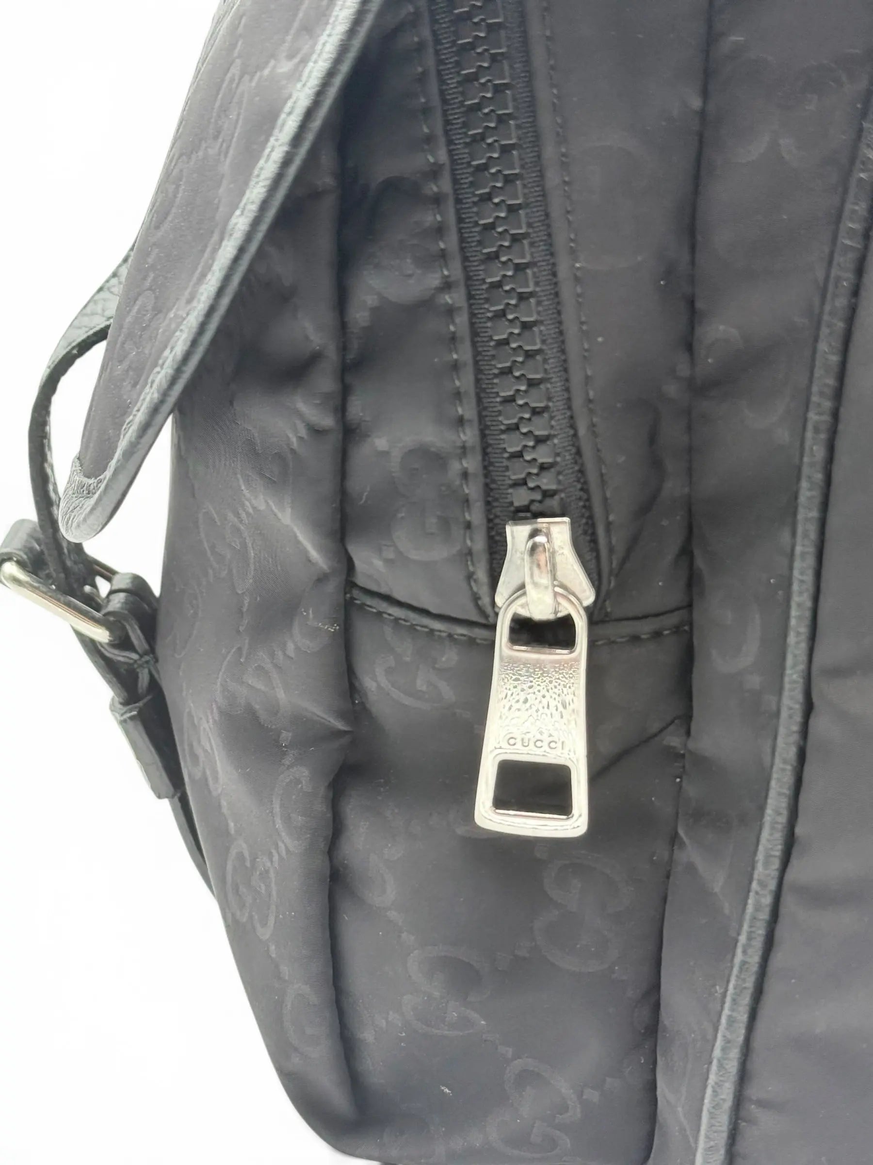 Gucci Monogram Nylon Messenger Bag LUXVINTAGELISBON
