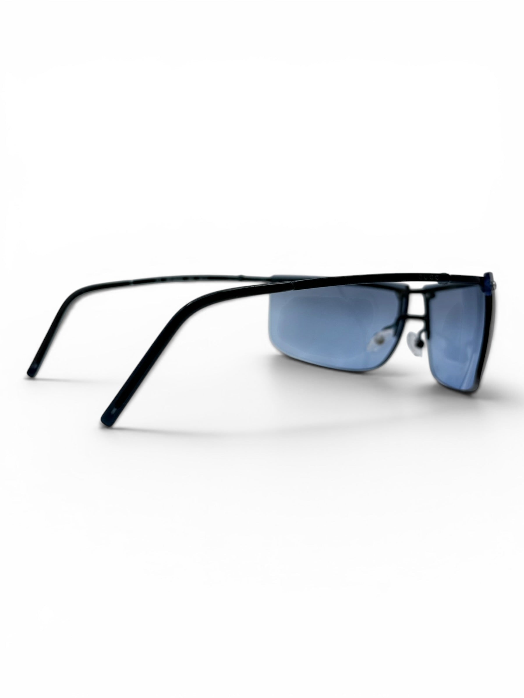 Gucci vintage sunglasses blue FW2000 - Frameless - Tom Ford Era