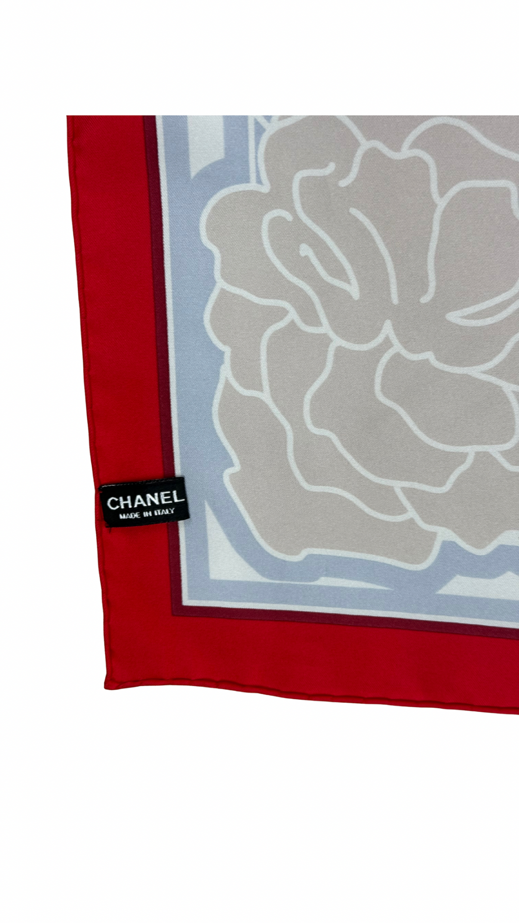 Chanel silk scarf LUXVINTAGE-LISBON