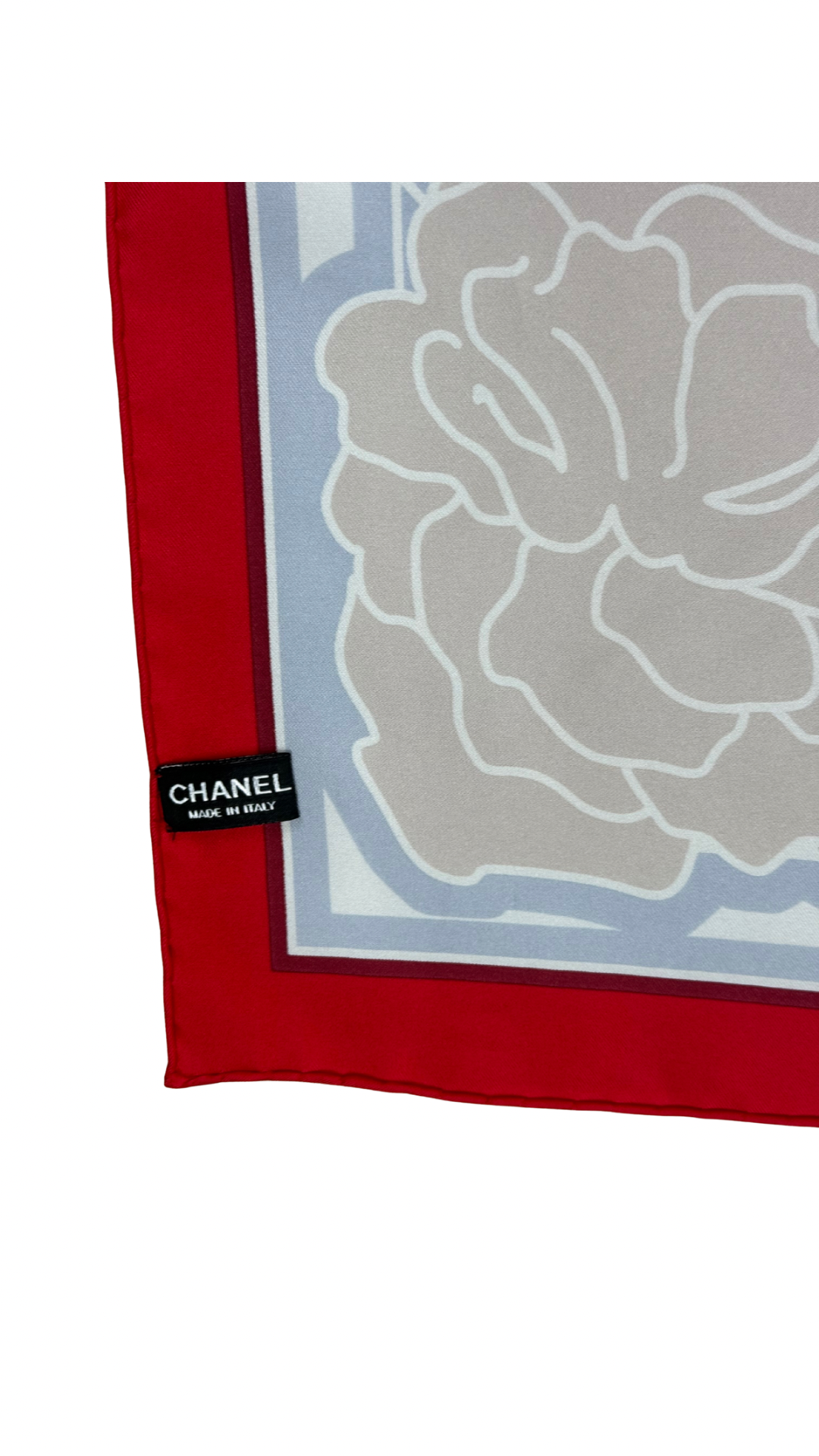 Chanel silk scarf LUXVINTAGE-LISBON