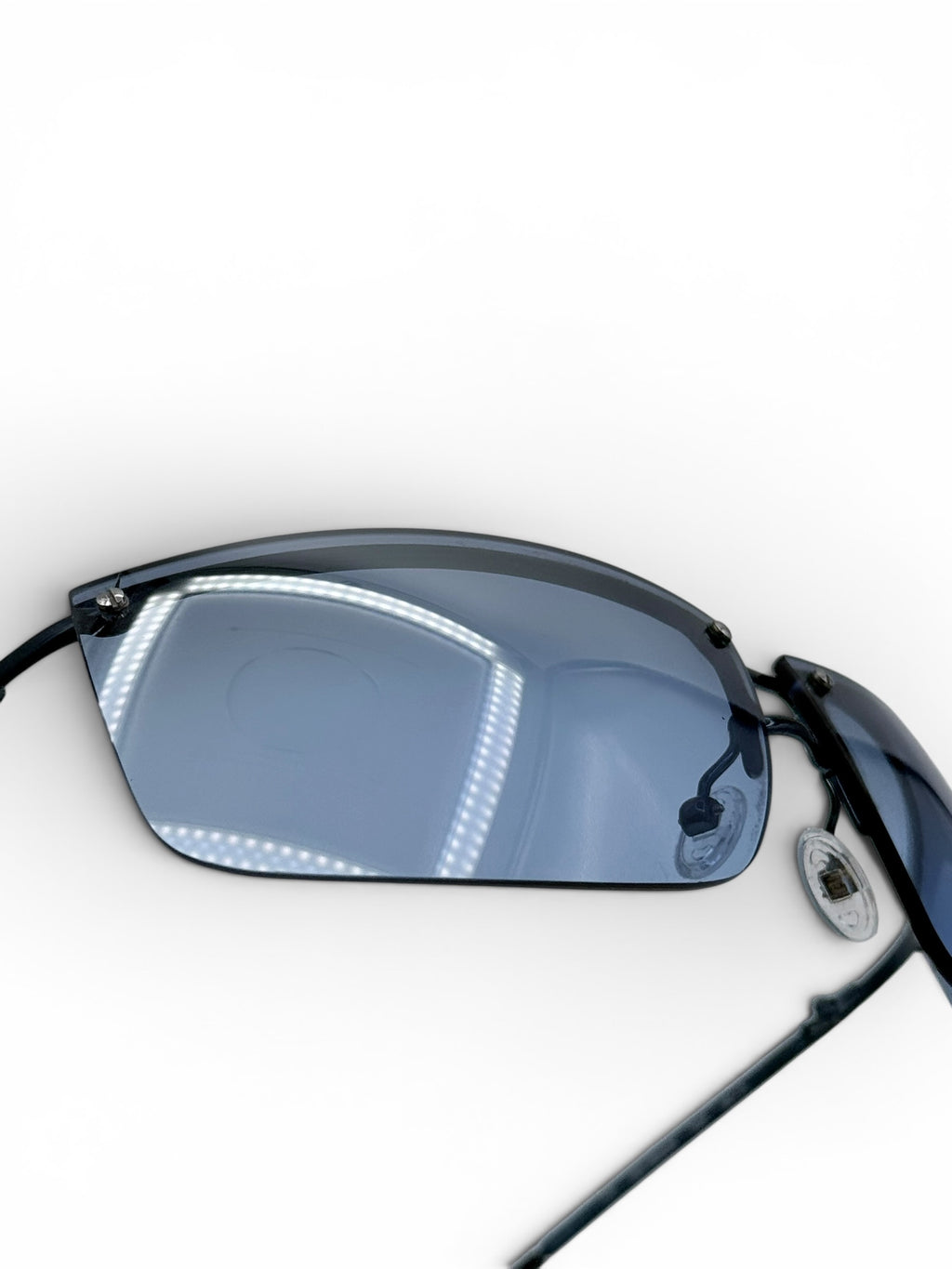 Gucci vintage sunglasses blue FW2000 - Frameless - Tom Ford Era