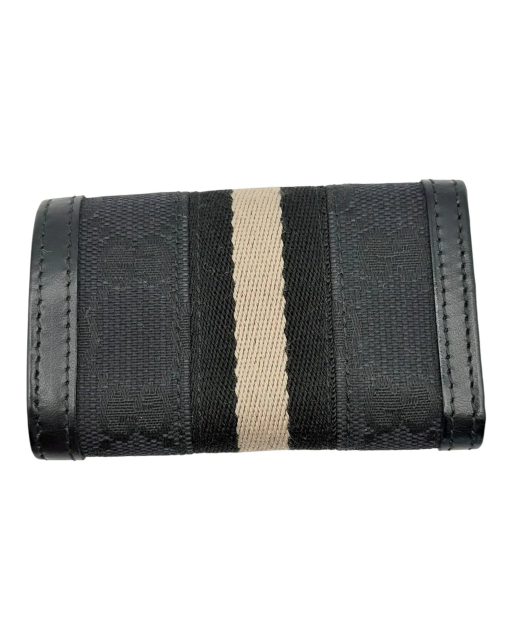Gucci GG Canvas Key Holder – Web Stripe