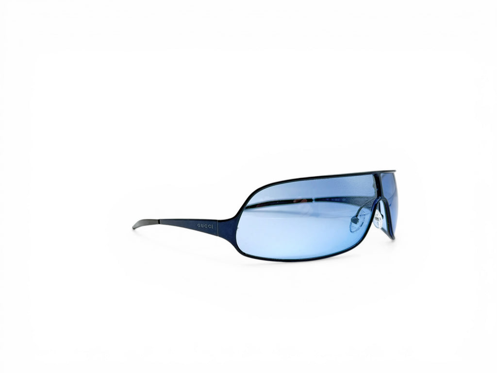 Gucci Shield Sunglasses SS2001 blue - Tom Ford era