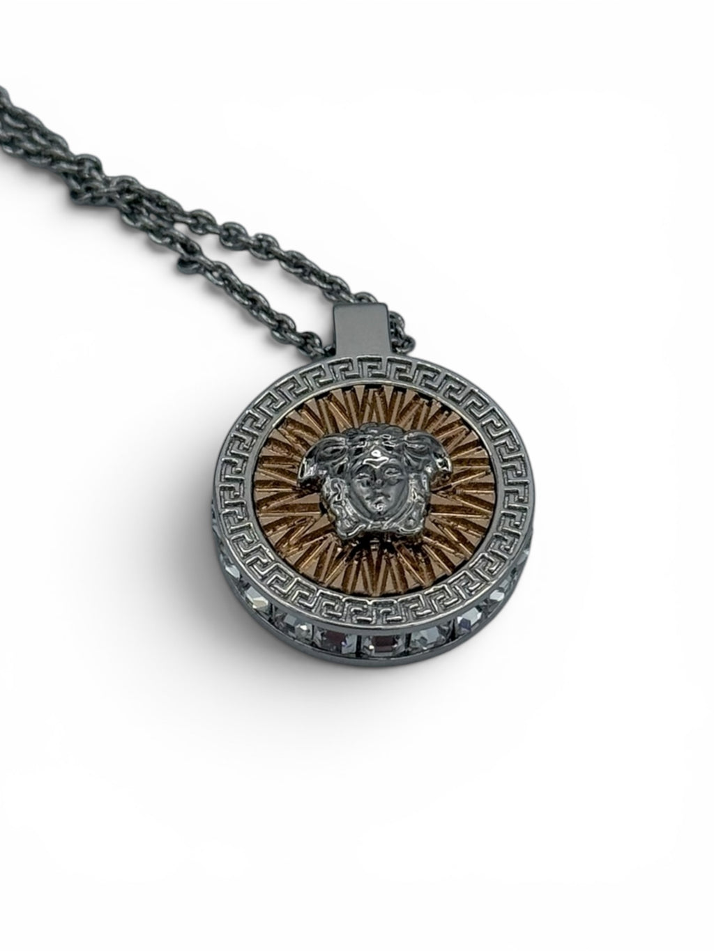 Versace medusa necklace