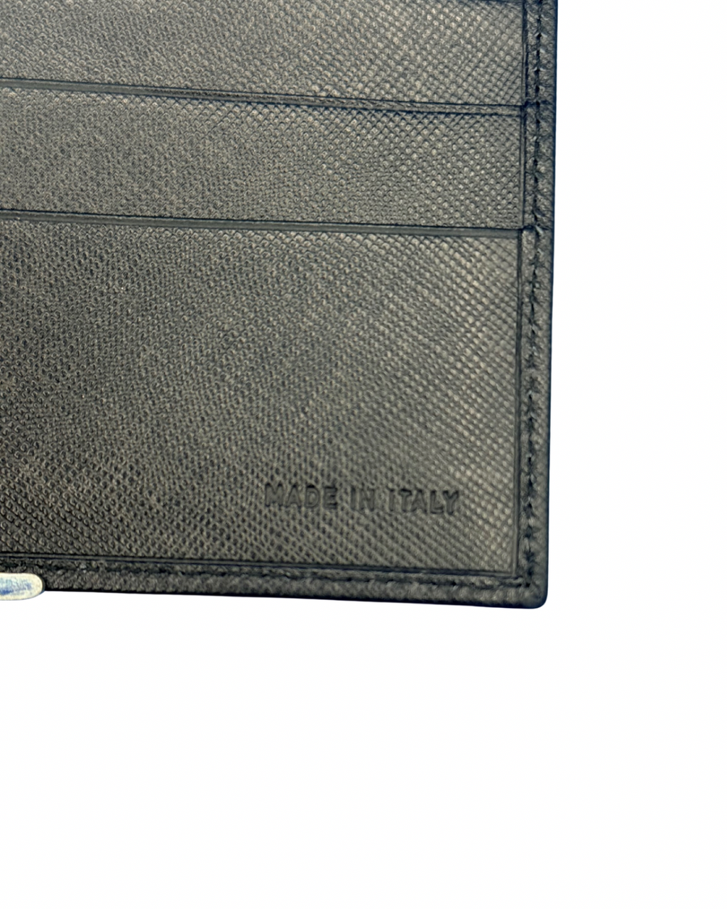 Prada Saffiano Leather Money Clip Wallet – Black