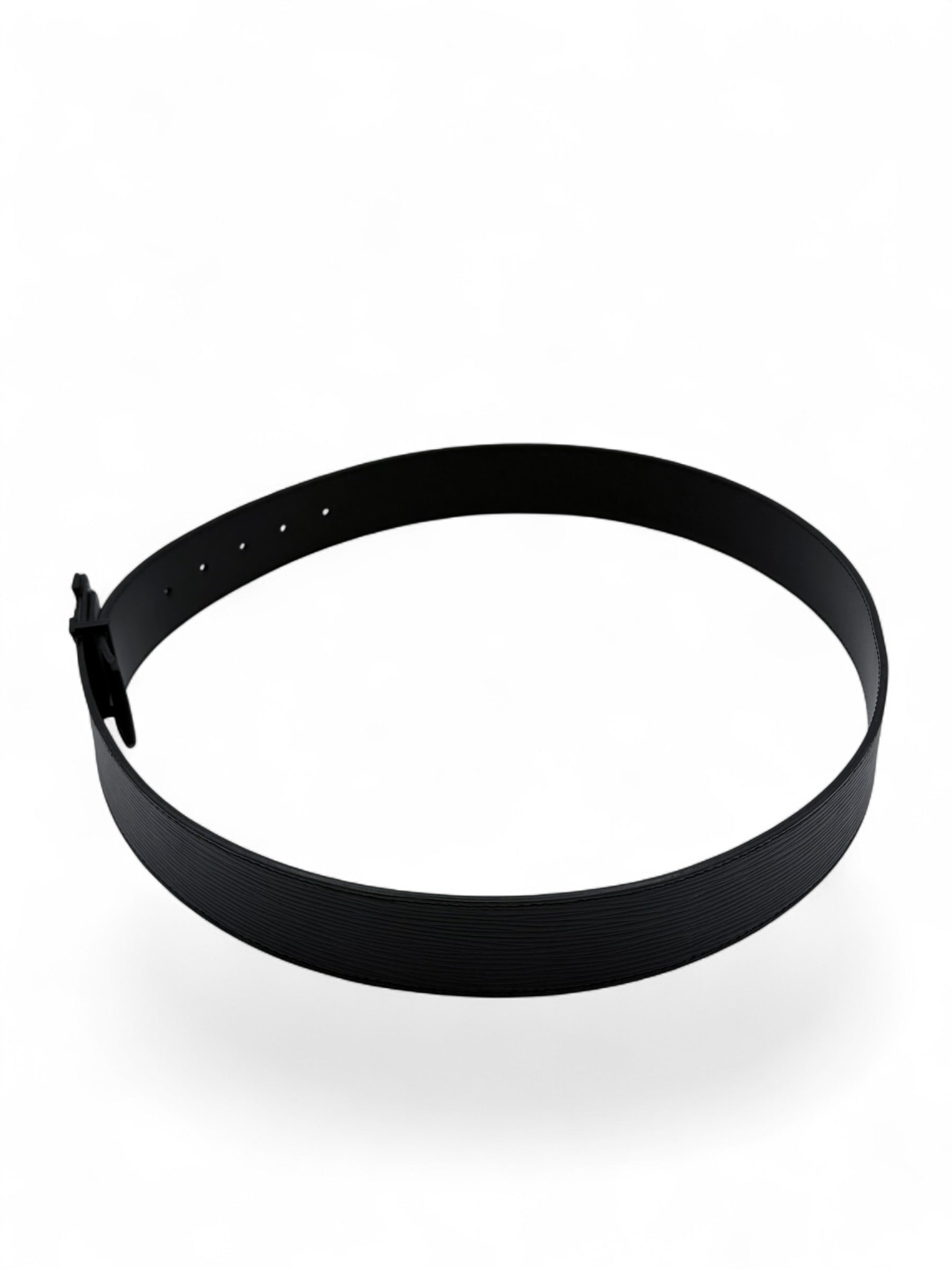 Louis Vuitton LV Initiales Belt 90cm - Black Epi Leather