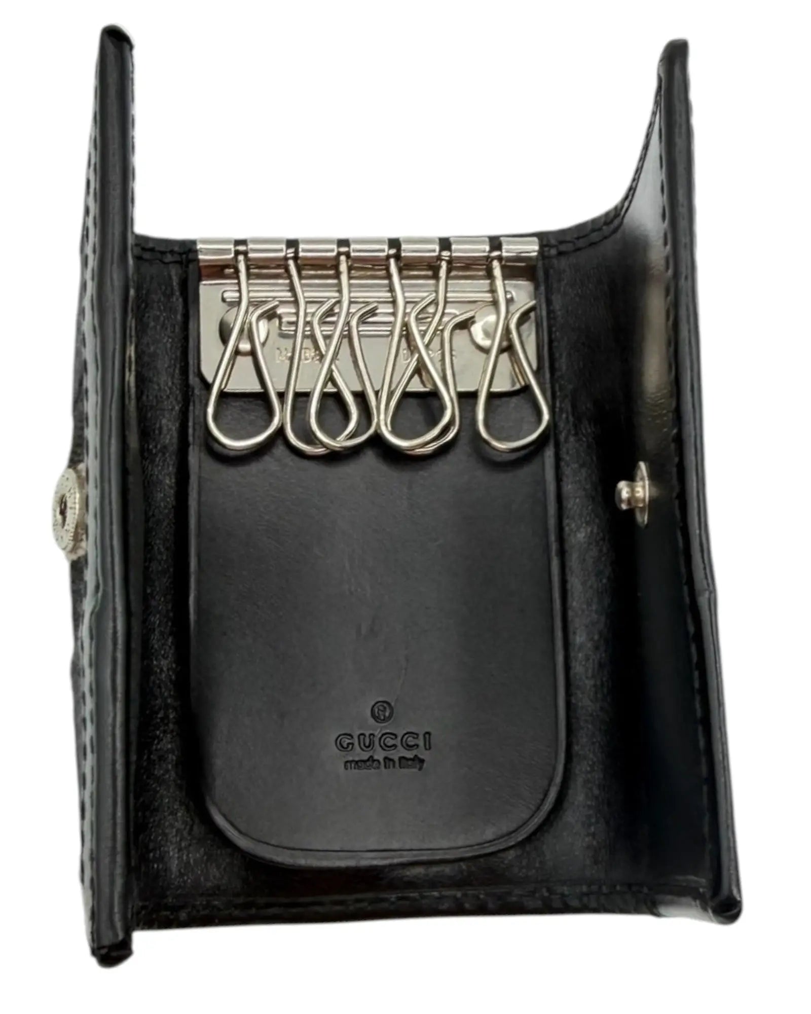 Gucci GG Canvas Key Holder – Web Stripe