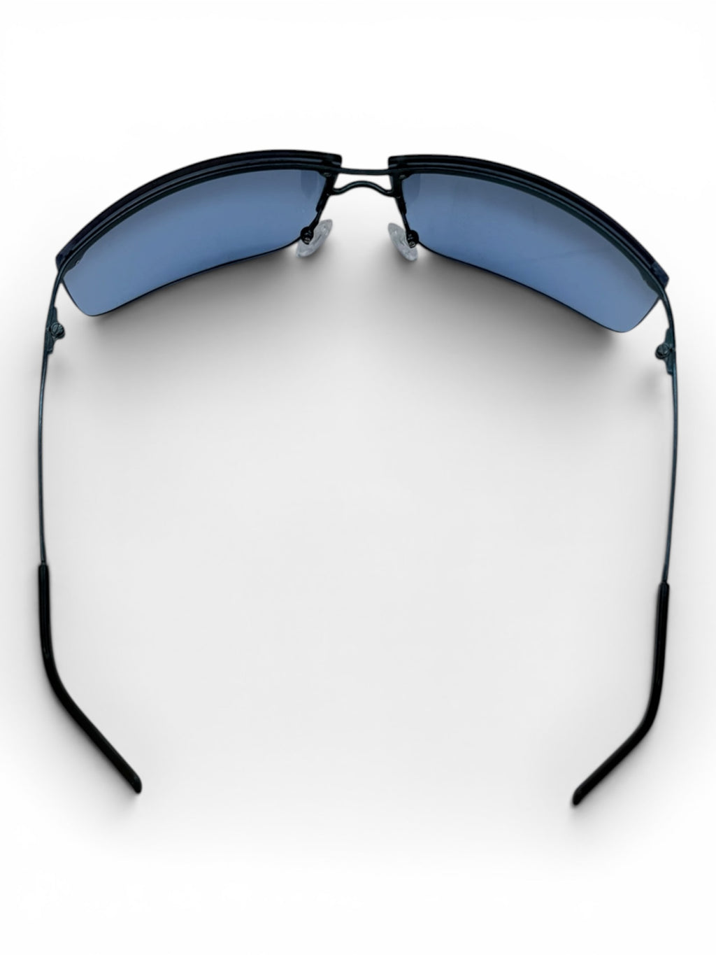 Gucci vintage sunglasses blue FW2000 - Frameless - Tom Ford Era