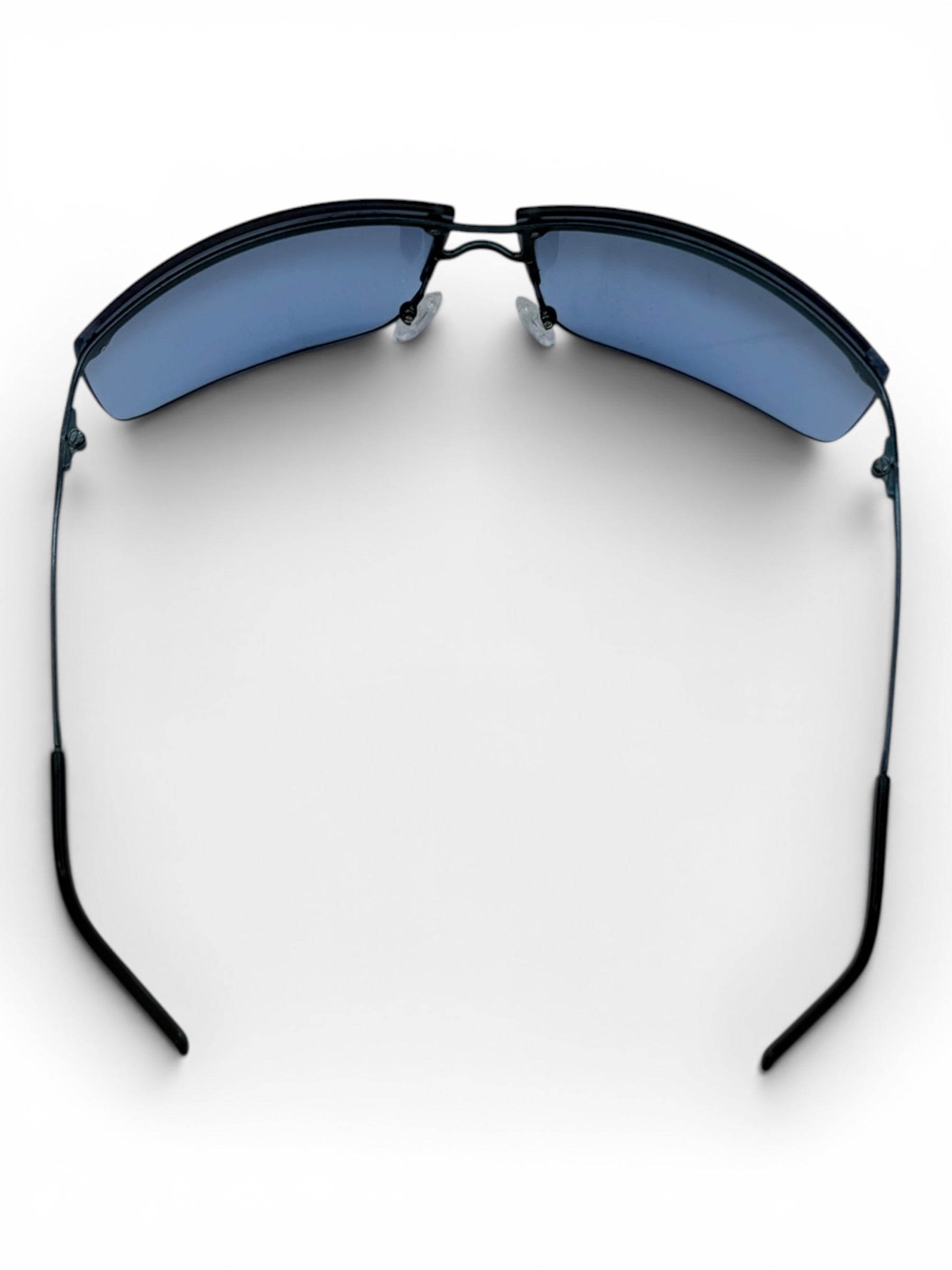 Gucci vintage sunglasses blue FW2000 - Frameless - Tom Ford Era