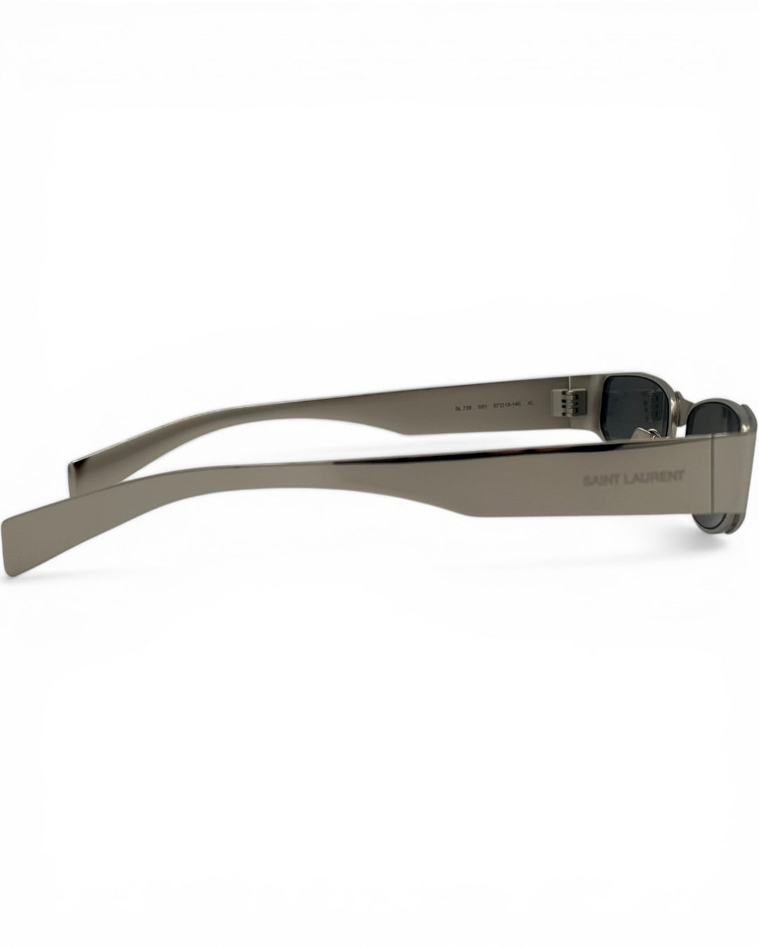 Saint Laurent SL 739 Sunglasses – Silver-Tone Metal