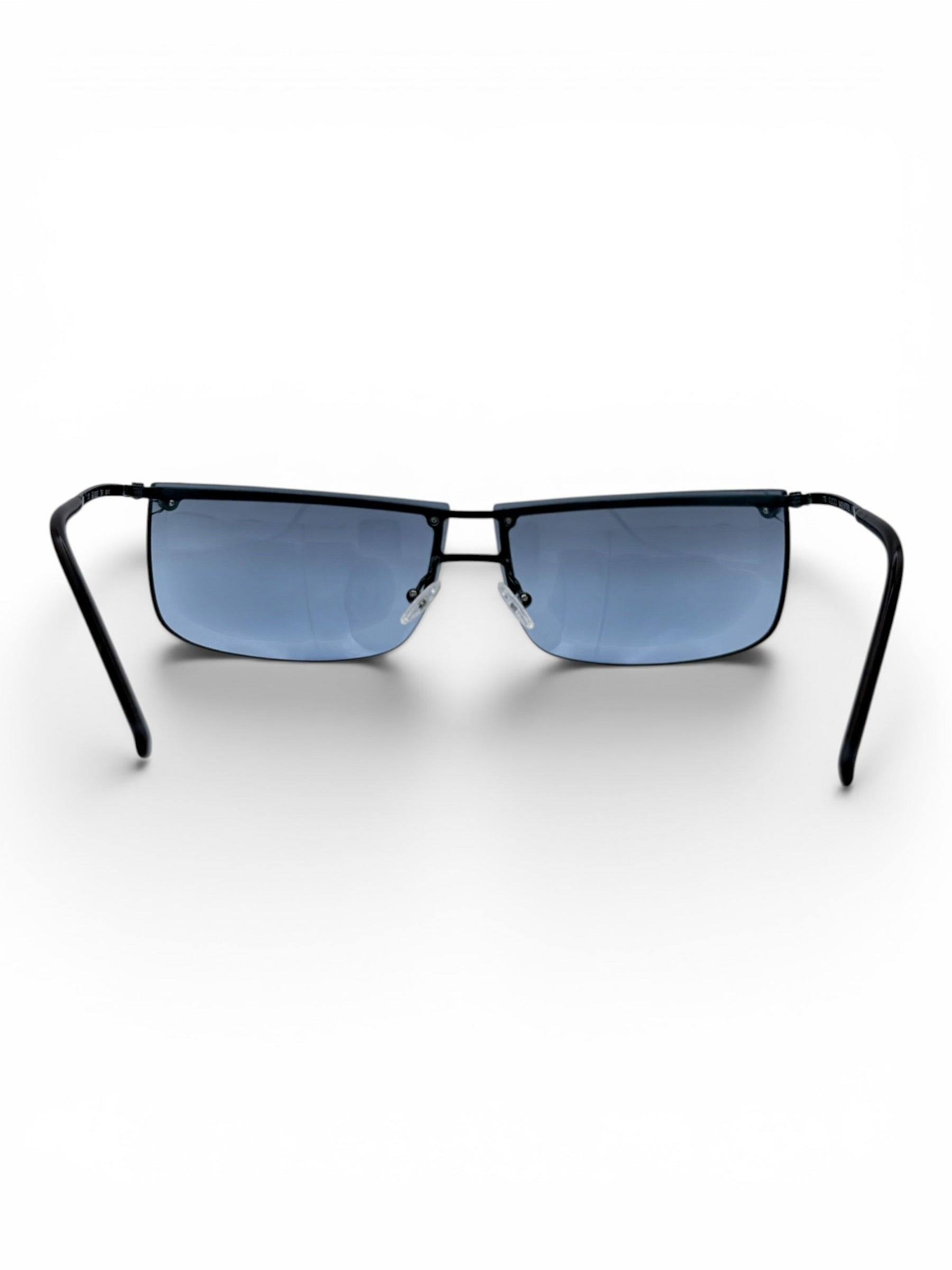 Gucci vintage sunglasses blue FW2000 - Frameless - Tom Ford Era