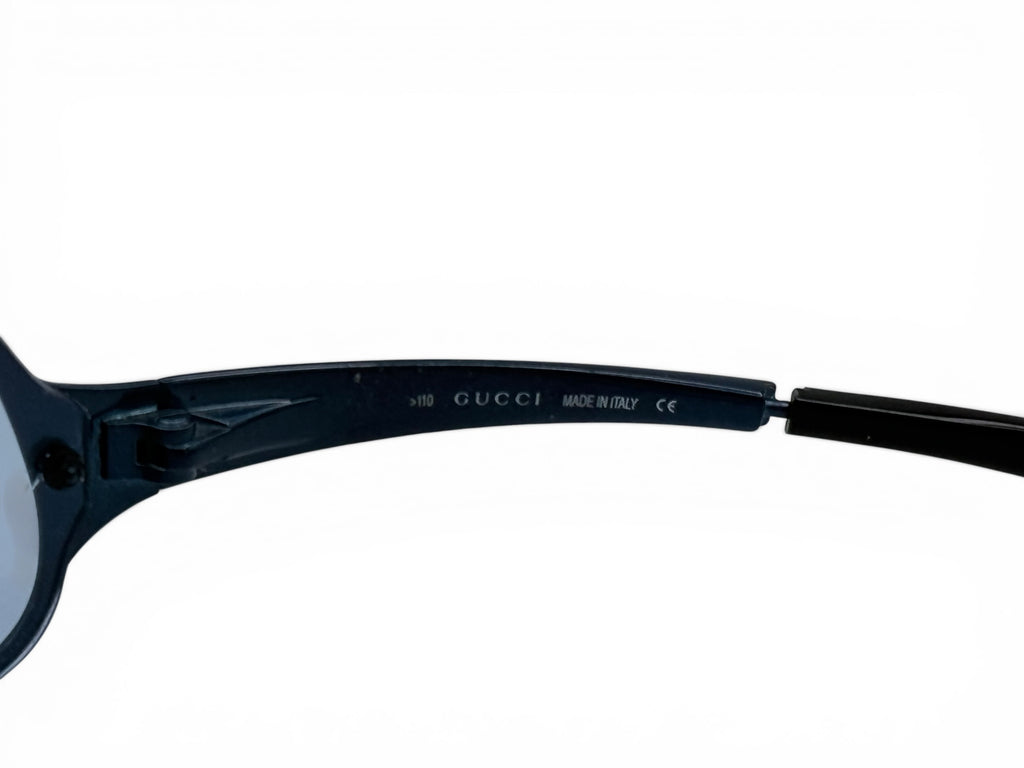 Gucci Shield Sunglasses SS2001 blue - Tom Ford era