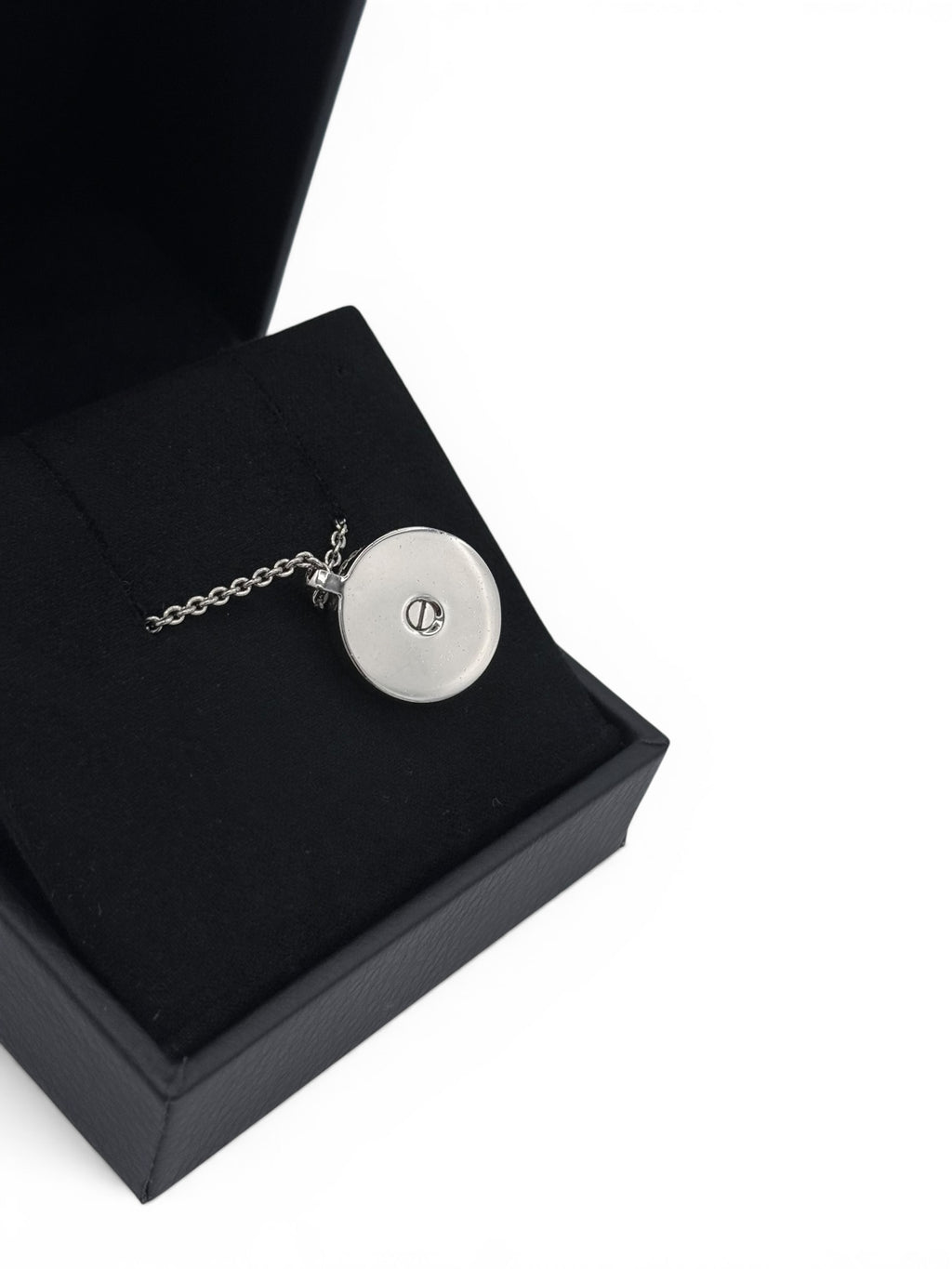 Versace Medusa necklace silver tone