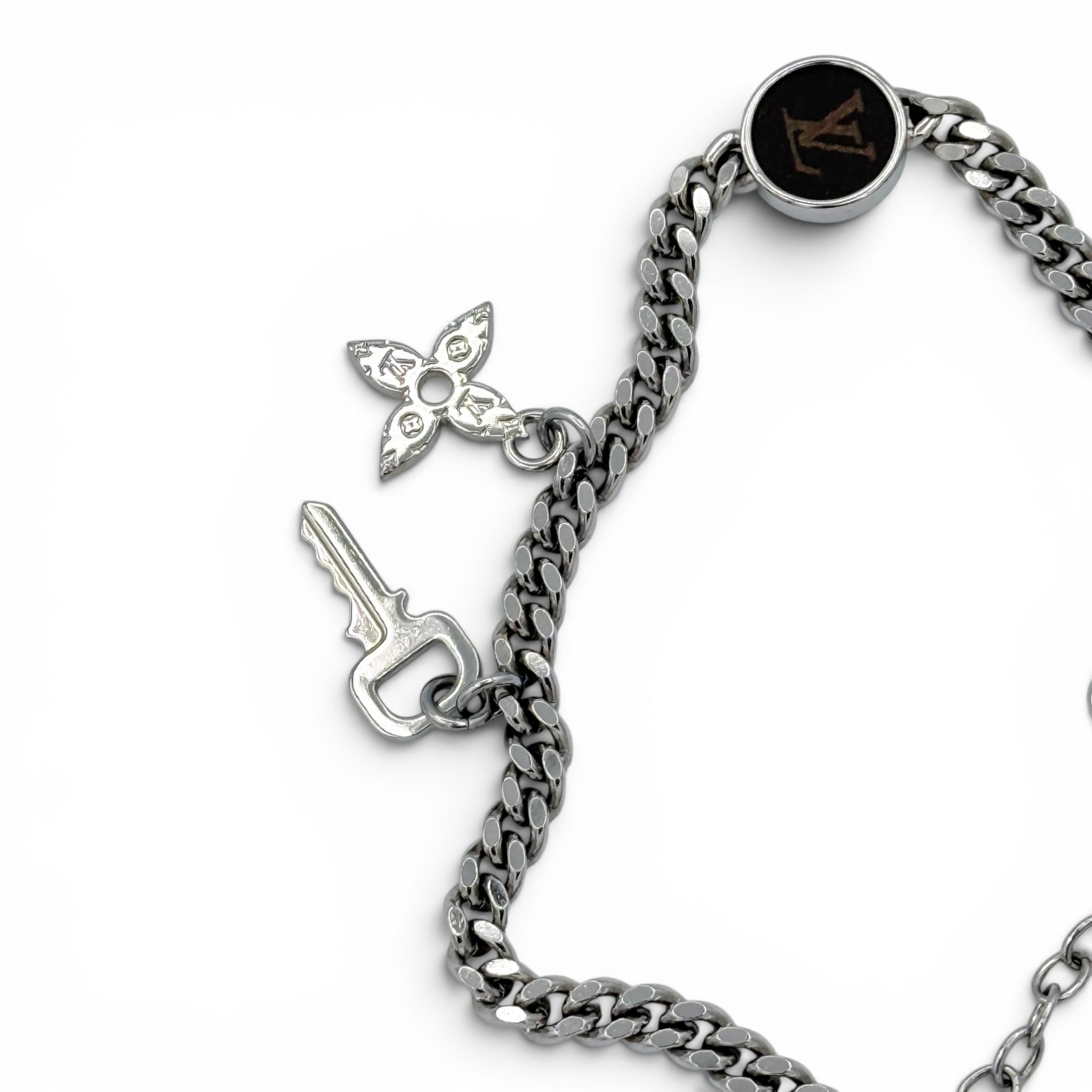 Louis Vuitton silver tone bracelet