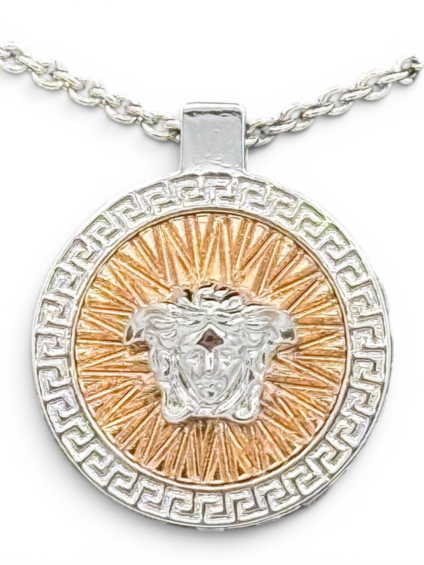 Versace medusa necklace