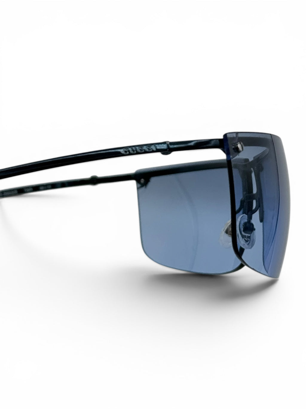 Gucci vintage sunglasses blue FW2000 - Frameless - Tom Ford Era