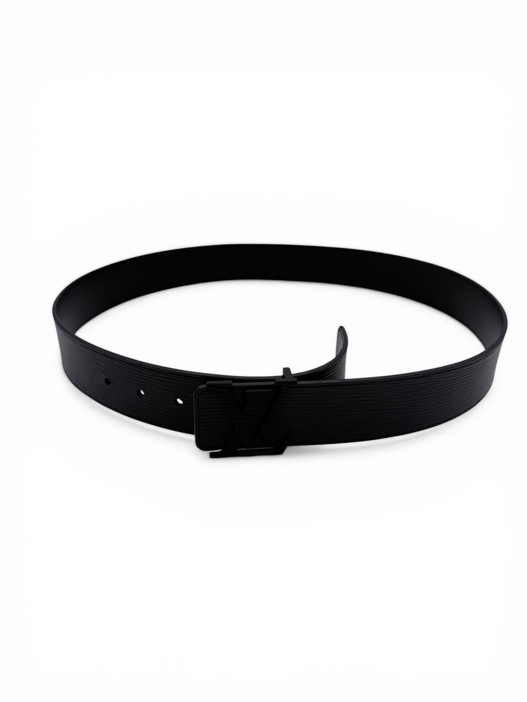 Louis Vuitton LV Initiales Belt 90cm - Black Epi Leather